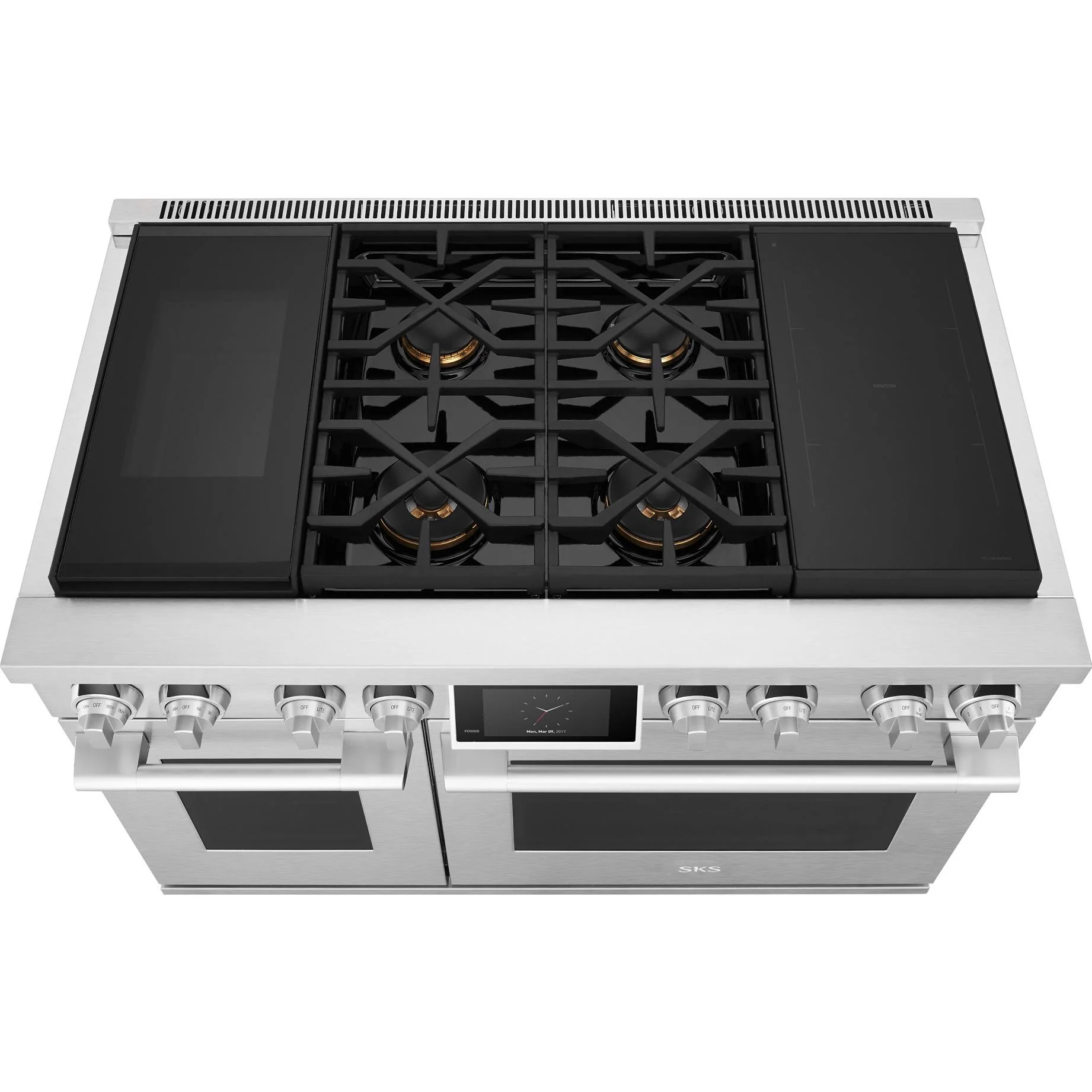 Signature Kitchen Suite Cuisinière amovible à biénergie de 48 po avec Sous Vide SKSDR480SIS - Image 3