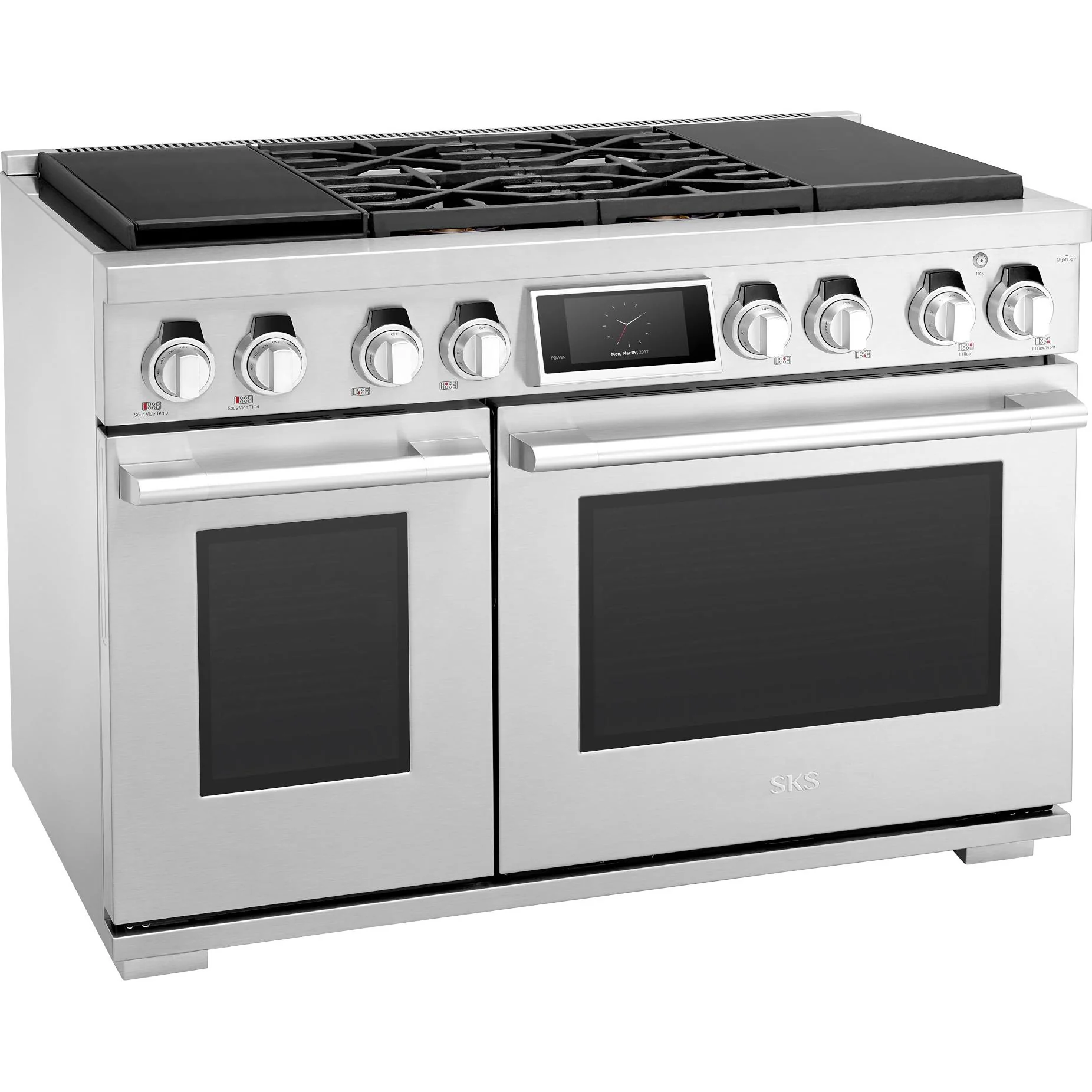 Signature Kitchen Suite Cuisinière amovible à biénergie de 48 po avec Sous Vide SKSDR480SIS - Image 5
