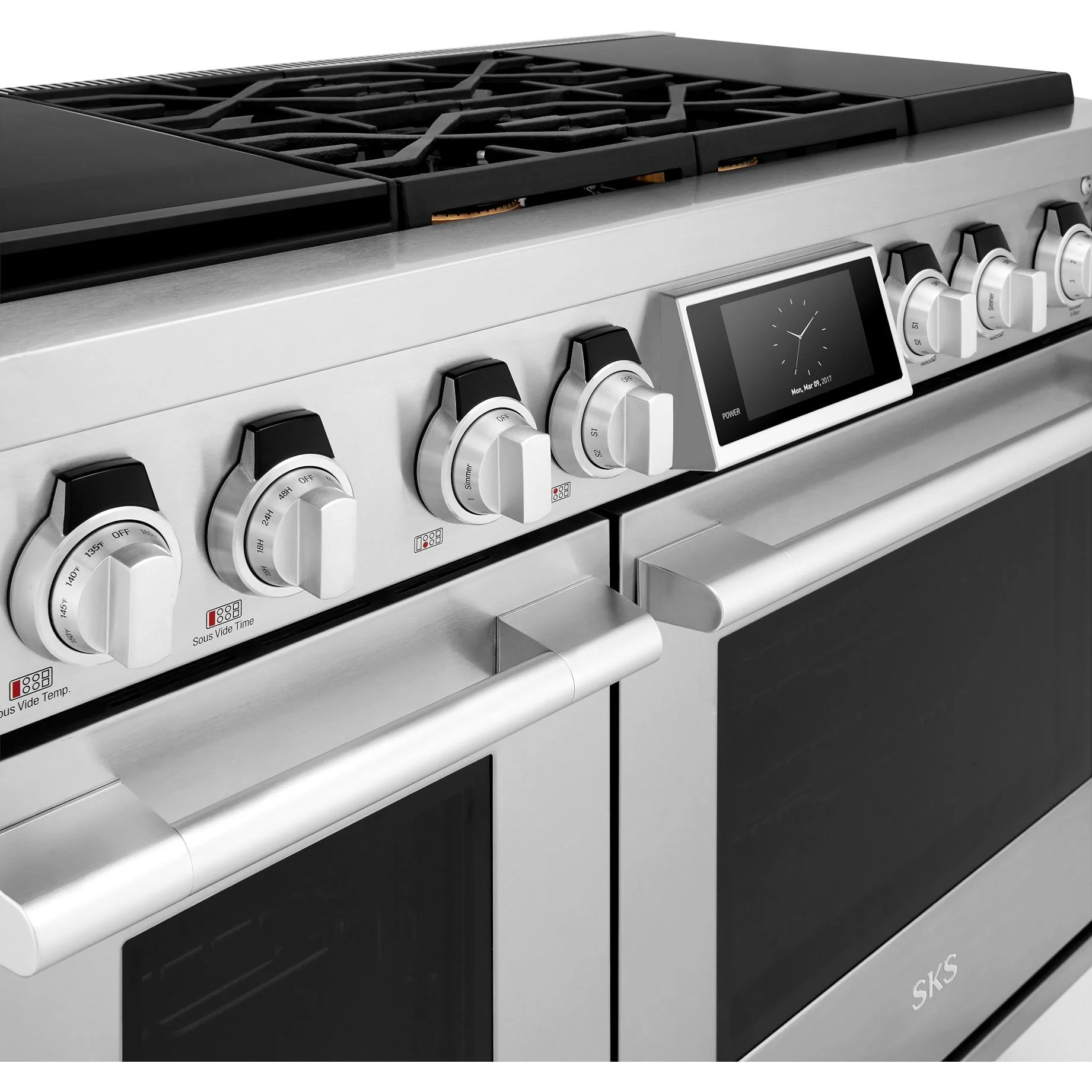 Signature Kitchen Suite Cuisinière amovible à biénergie de 48 po avec Sous Vide SKSDR480SIS - Image 7