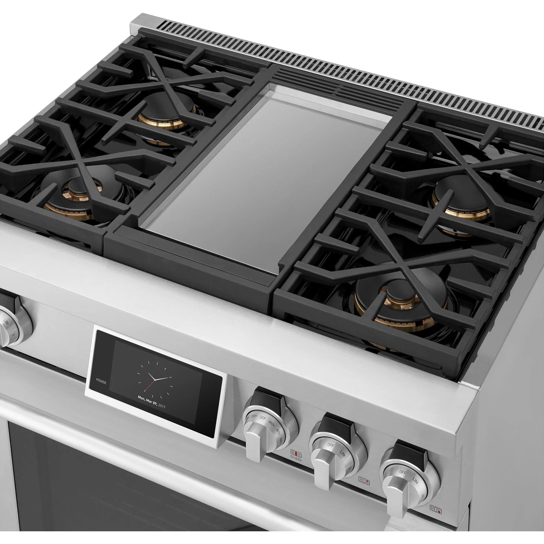 Signature Kitchen Suite Cuisinière amovible à gaz de 36 po. avec connectivité Wi-Fi SKSGR360GS - Image 10