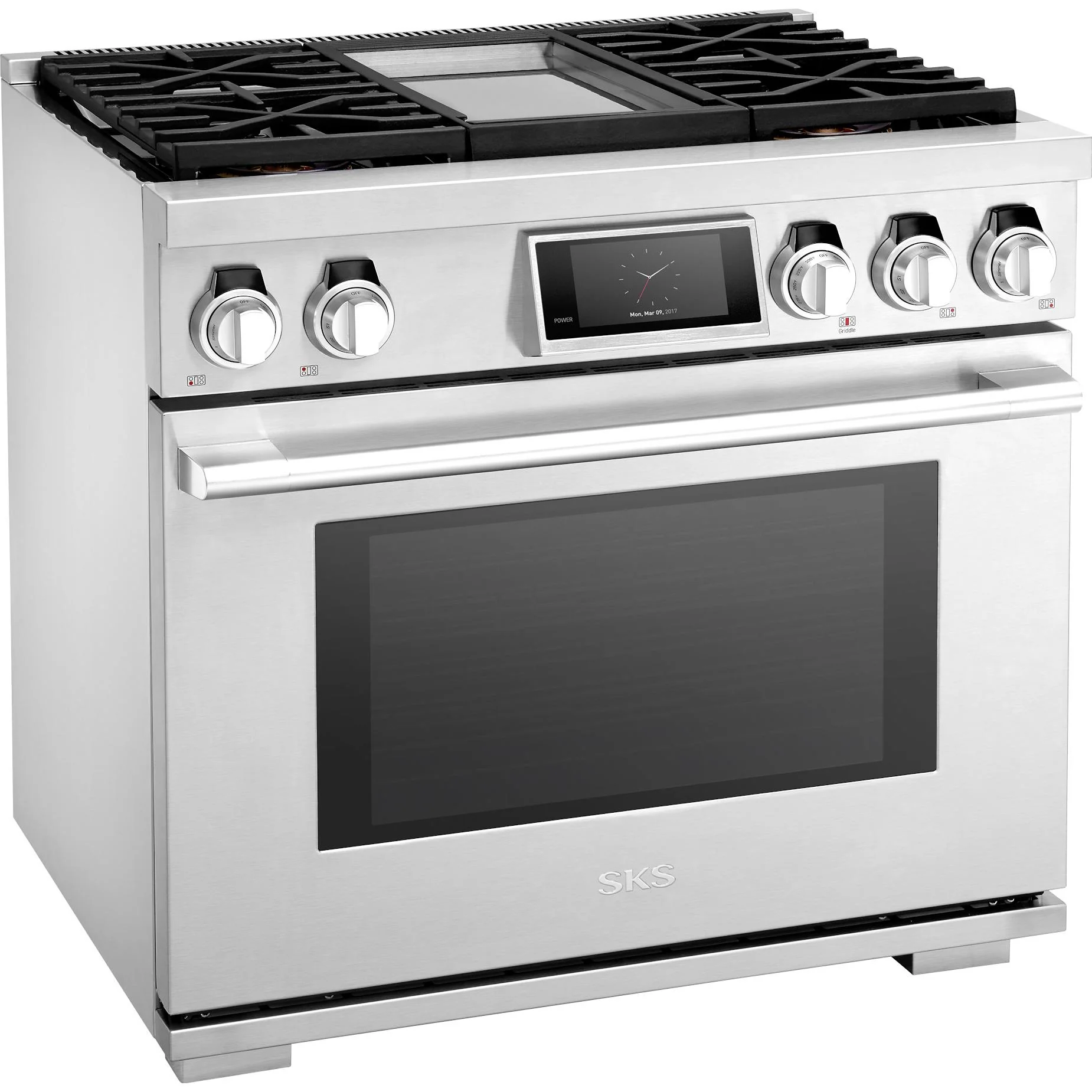 Signature Kitchen Suite Cuisinière amovible à gaz de 36 po. avec connectivité Wi-Fi SKSGR360GS - Image 16