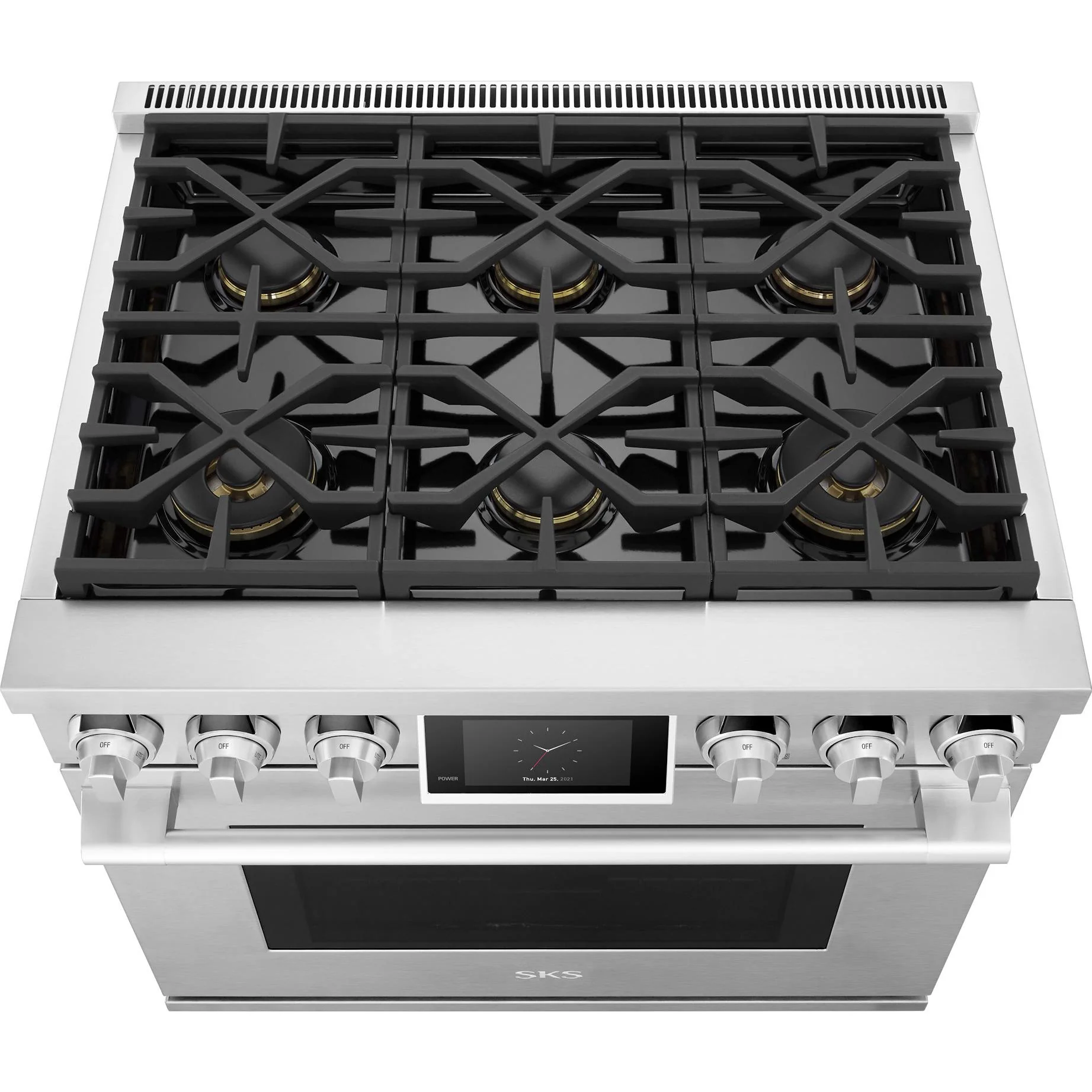 Signature Kitchen Suite Cuisinière biénergie de 36po SKSDR360S - Image 6