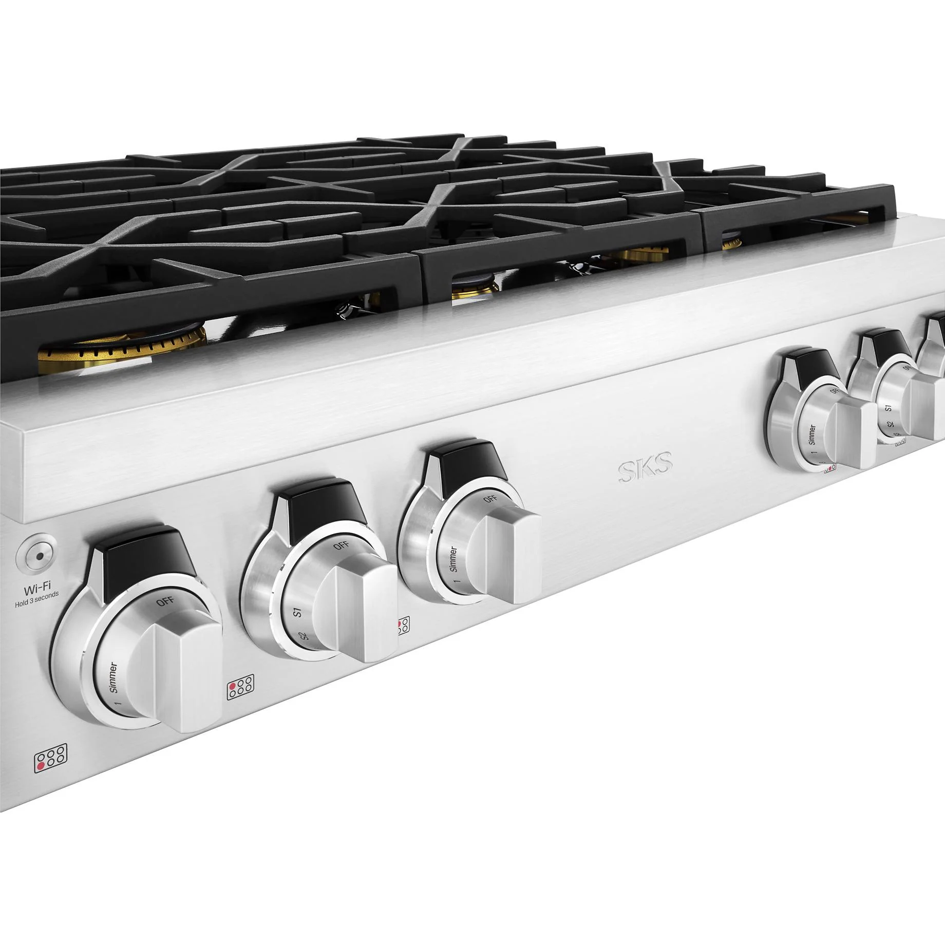 Signature Kitchen Suite Dessus de cuisinière encastré à gaz de 36 po. SKSRT360S - Image 12