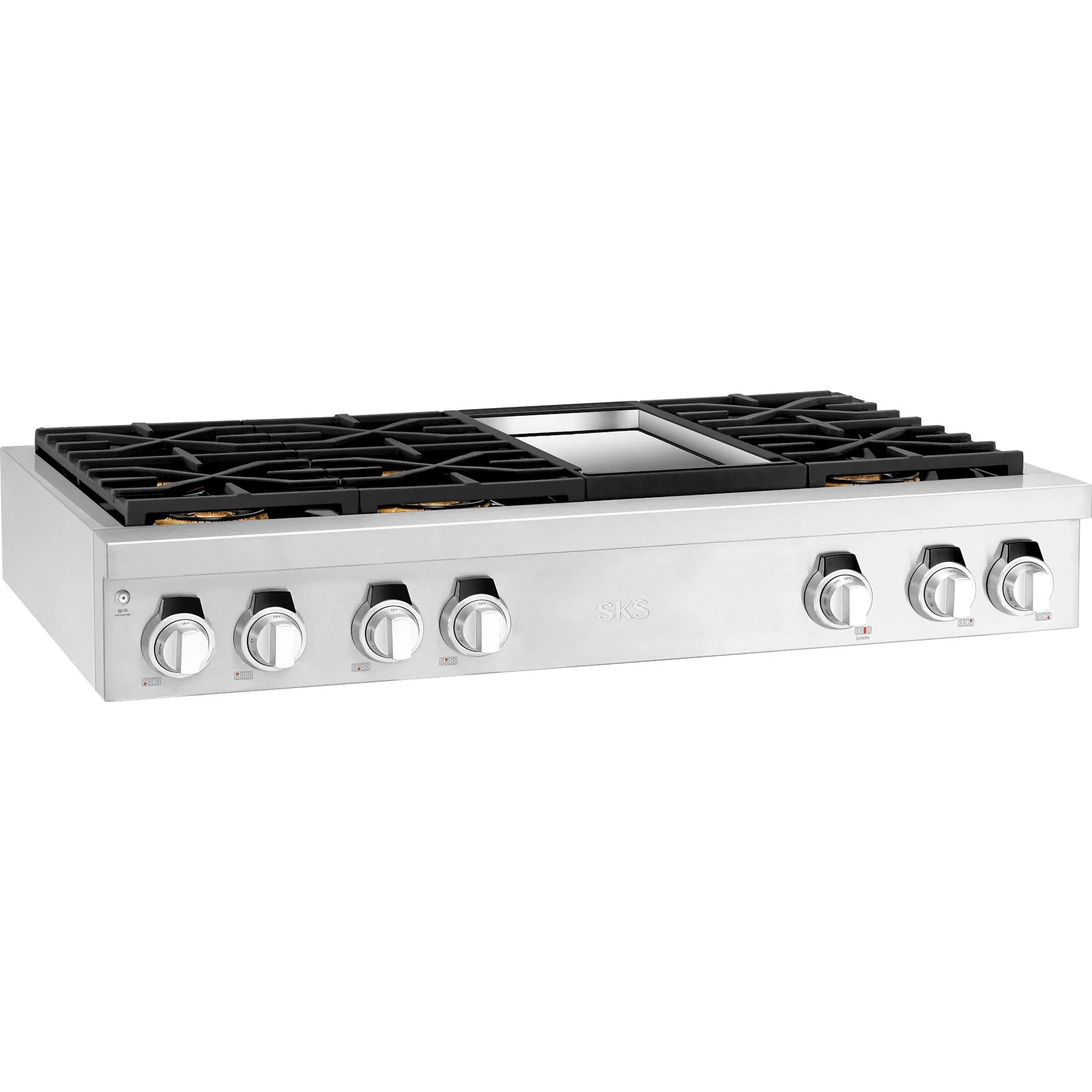 Signature Kitchen Suite Dessus de cuisinière encastré de 48 pouces SKSRT480GS - Image 3