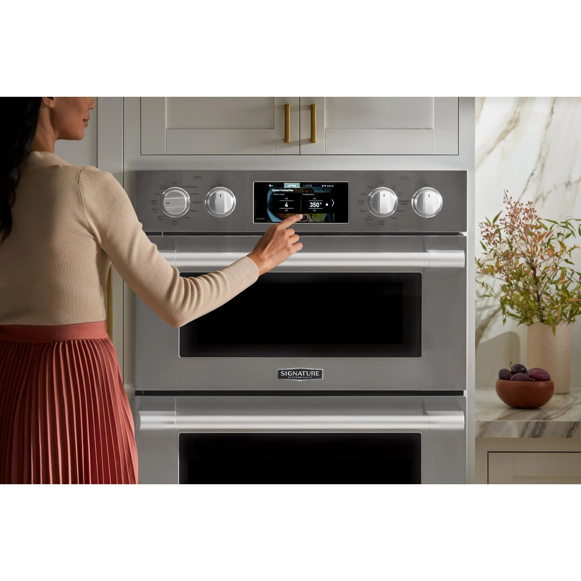 Signature Kitchen Suite Four combiné encastré de 30 pouces avec Steam-Combi SKSCV3002S - Image 12