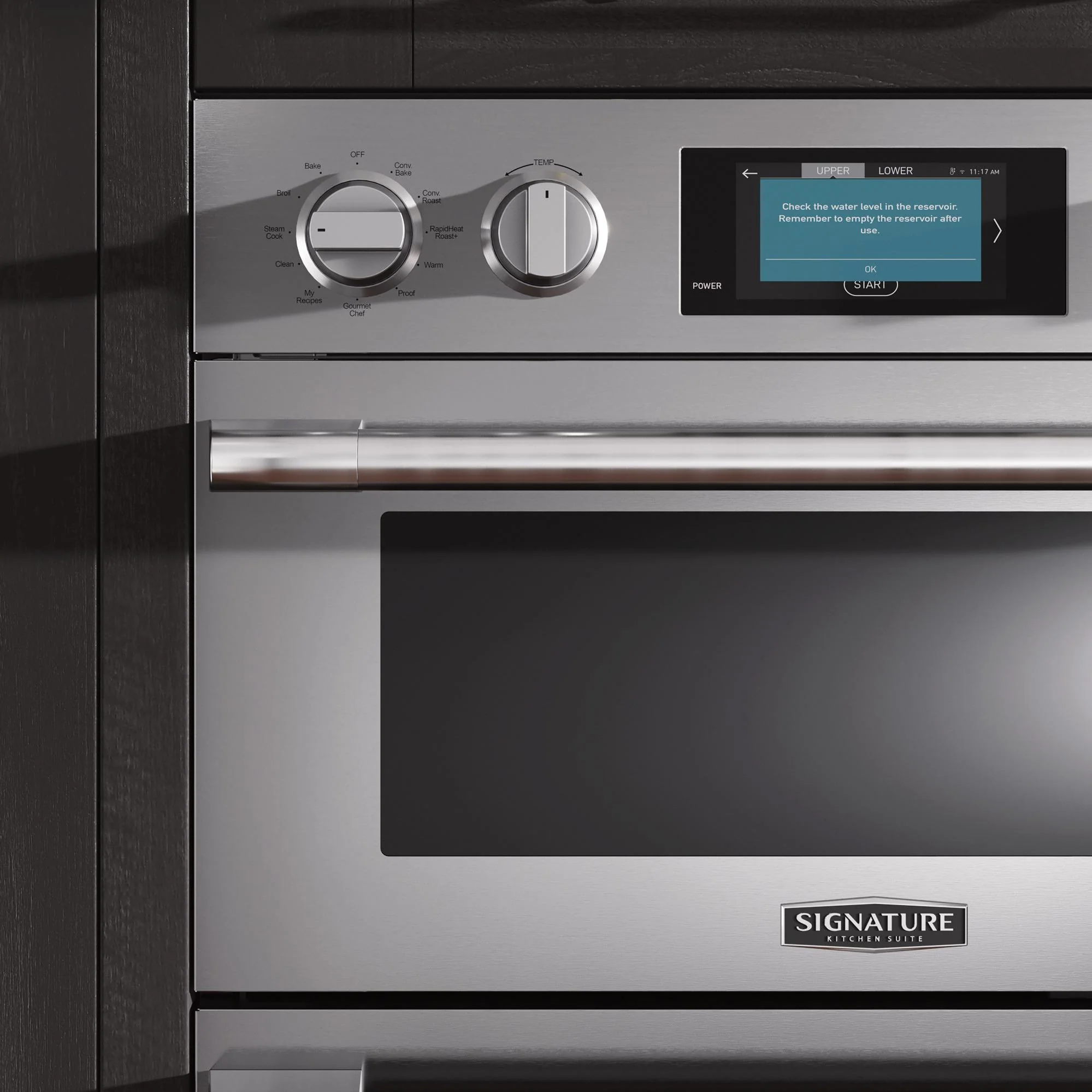 Signature Kitchen Suite Four combiné encastré de 30 pouces avec Steam-Combi SKSCV3002S - Image 4