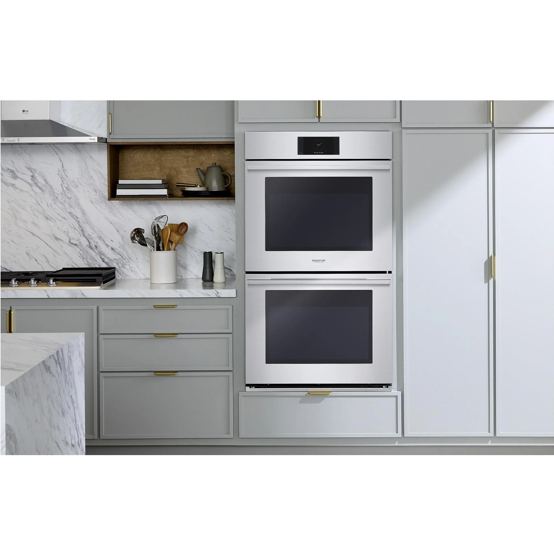 Signature Kitchen Suite Four mural double intégré de 30 pouces, 9,4 pi. cu. avec Wi-Fi SKSDV3012MT - Image 16