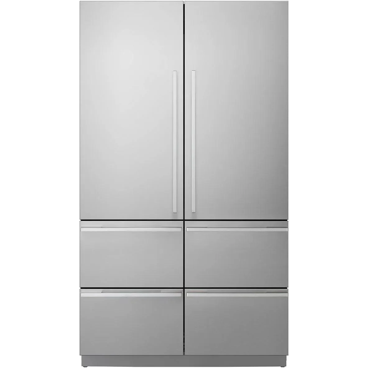 Signature Kitchen Suite Réfrigérateur intégré six portes avec porte à deux battants pré-assemblé de 48 pouces, 26 pi cu SKSFD4826MT