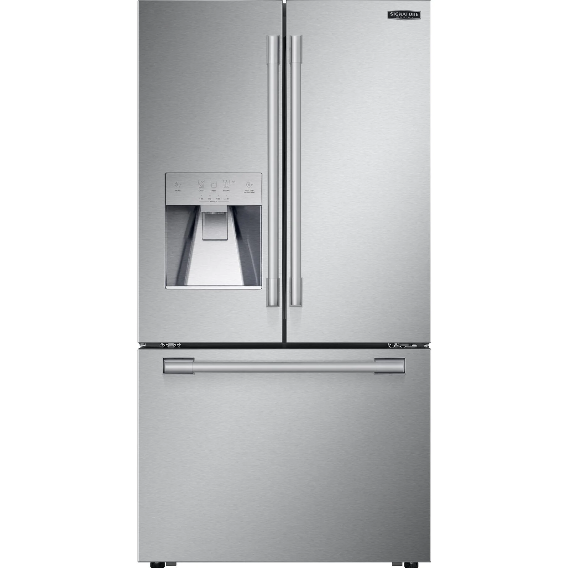 Signature Kitchen Suite Réfrigérateur trois portes avec porte à deux battants à profondeur de comptoir de 36 pouces, 25,5 pi. cu. avec Wi-Fi SKSFD3623SD