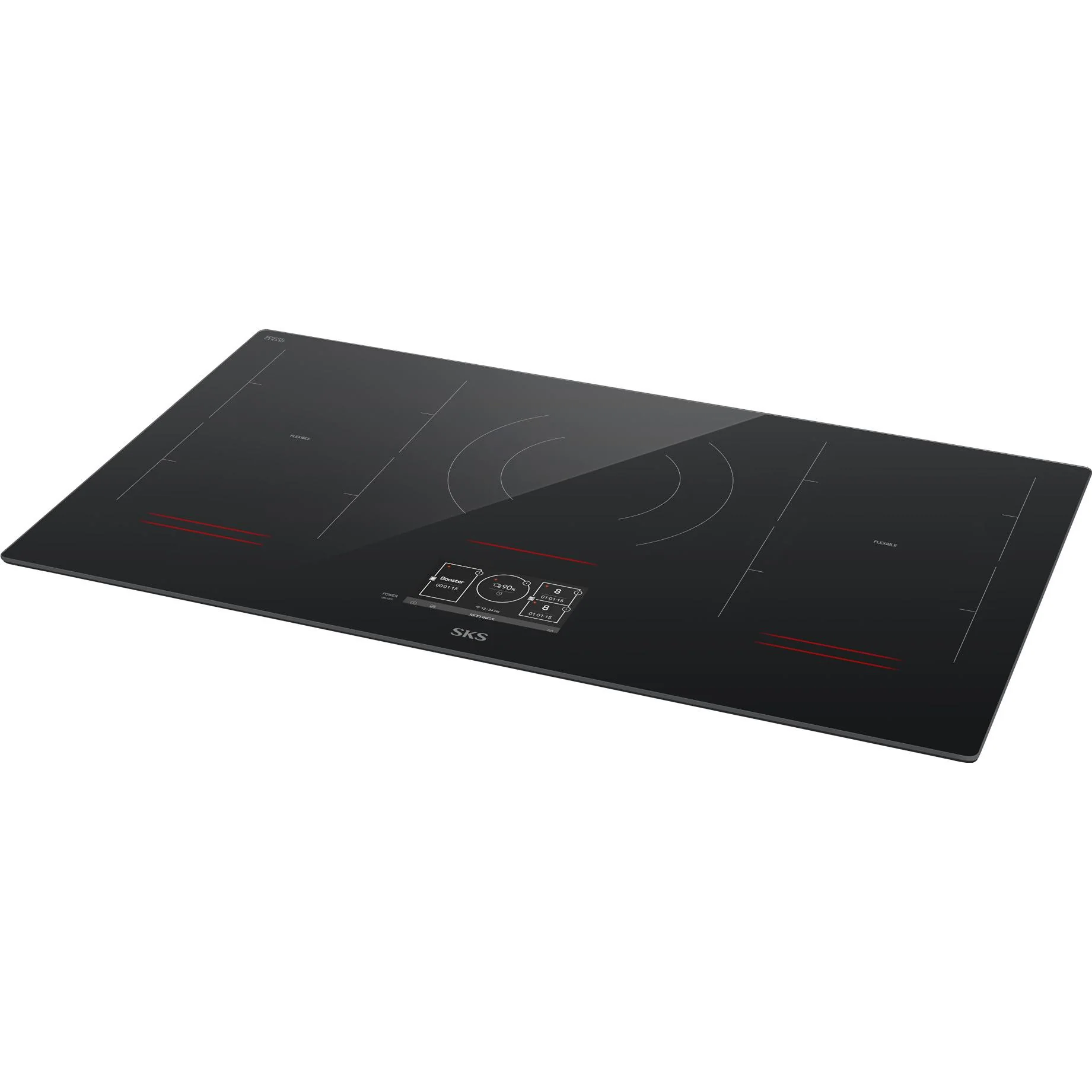 Signature Kitchen Suite Table de cuisson encastrée Flex induction de 36 pouces avec Wi-Fi SKSIT3601GE - Image 4