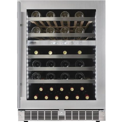 Silhouette Cellier à vin séries Pro de 51 bouteilles avec affichage numérique SPRWC053D1SS - Image 2
