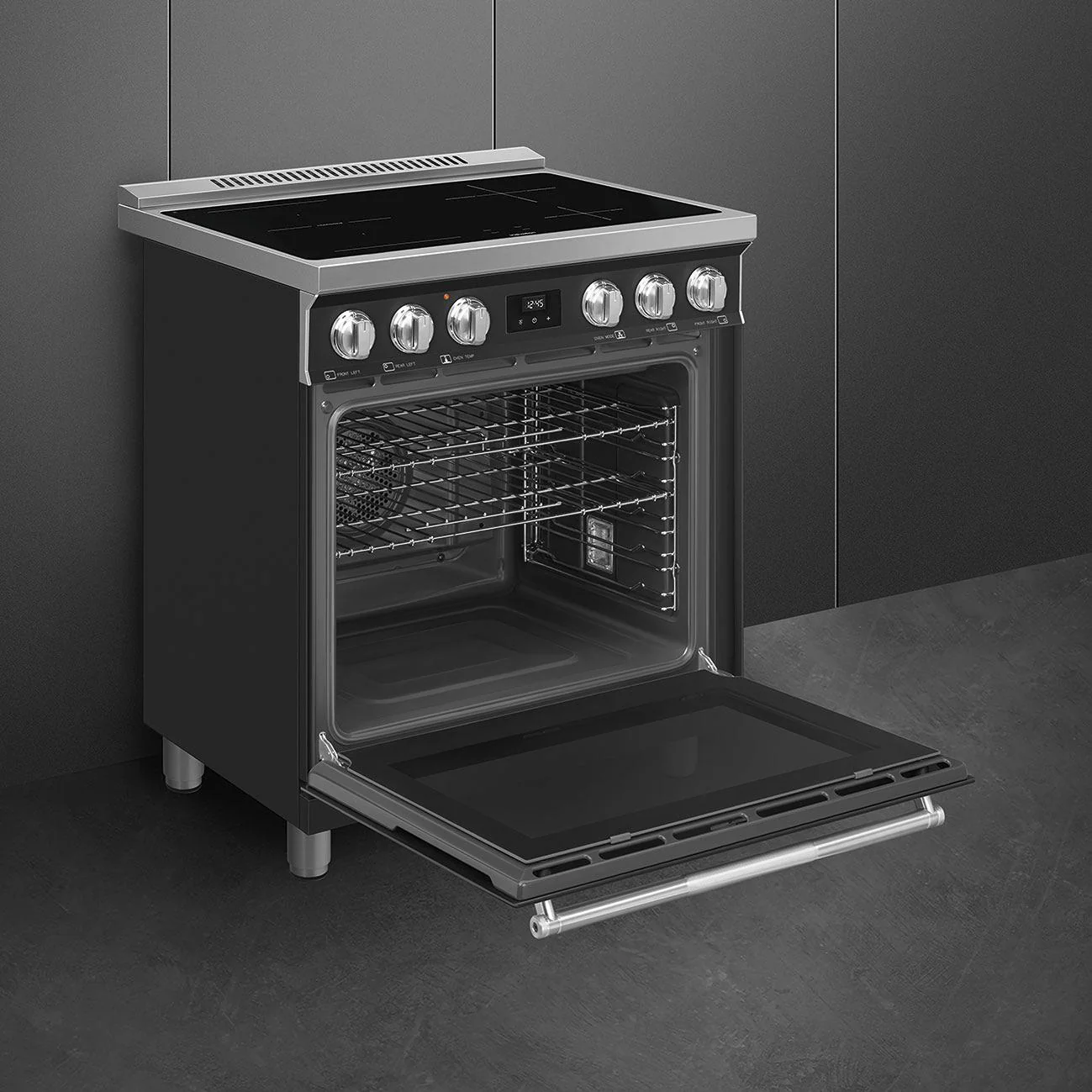Smeg Cuisinière autoportante à induction de 30 pouces SPR30UIMAN - Image 4
