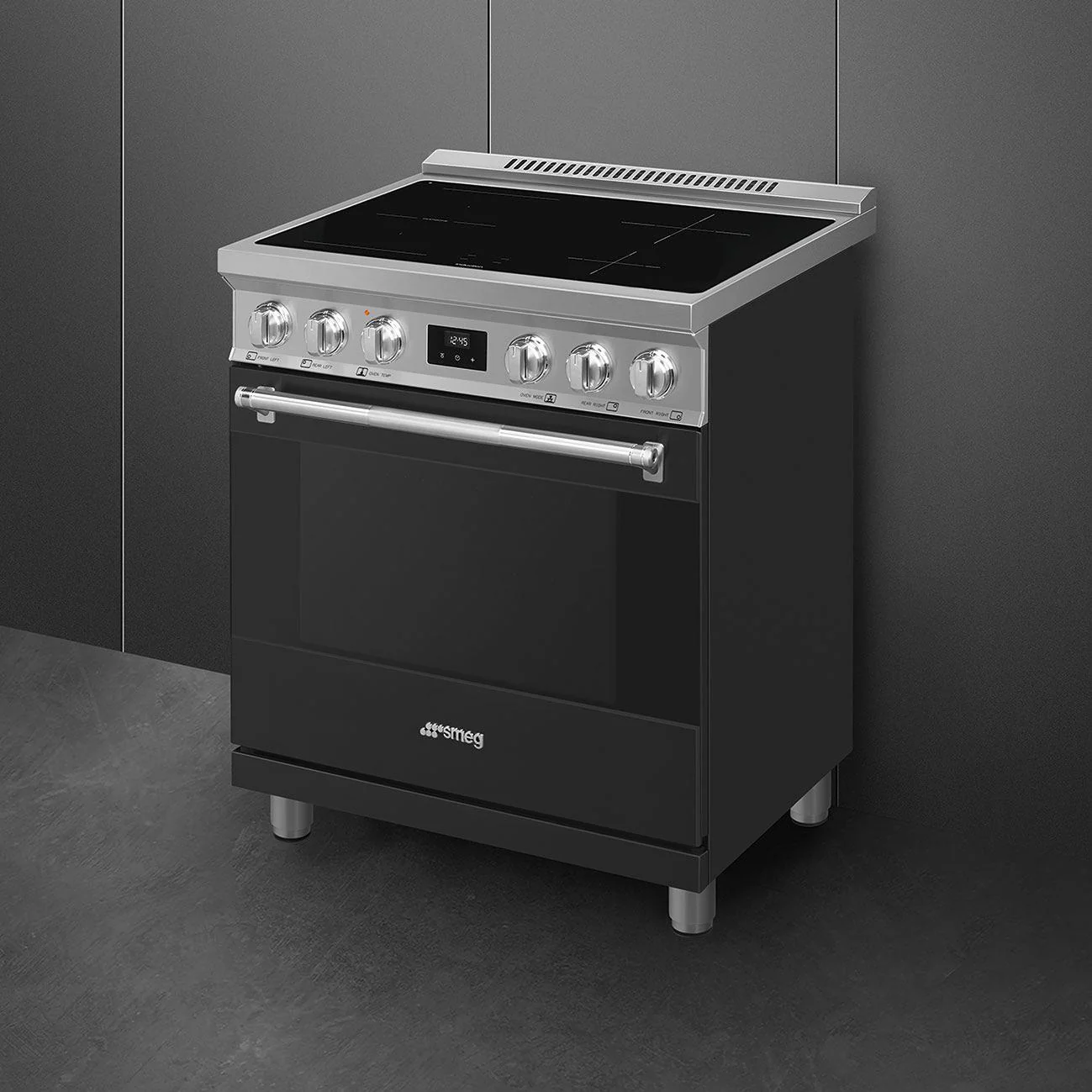 Smeg Cuisinière autoportante à induction de 30 pouces SPR30UIMANX - Image 3