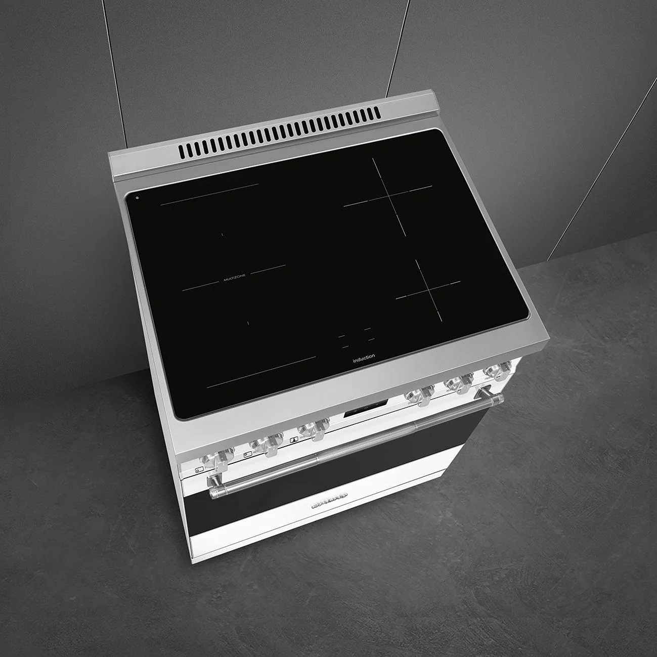 Smeg Cuisinière autoportante à induction de 30 pouces SPR30UIMMW - Image 5