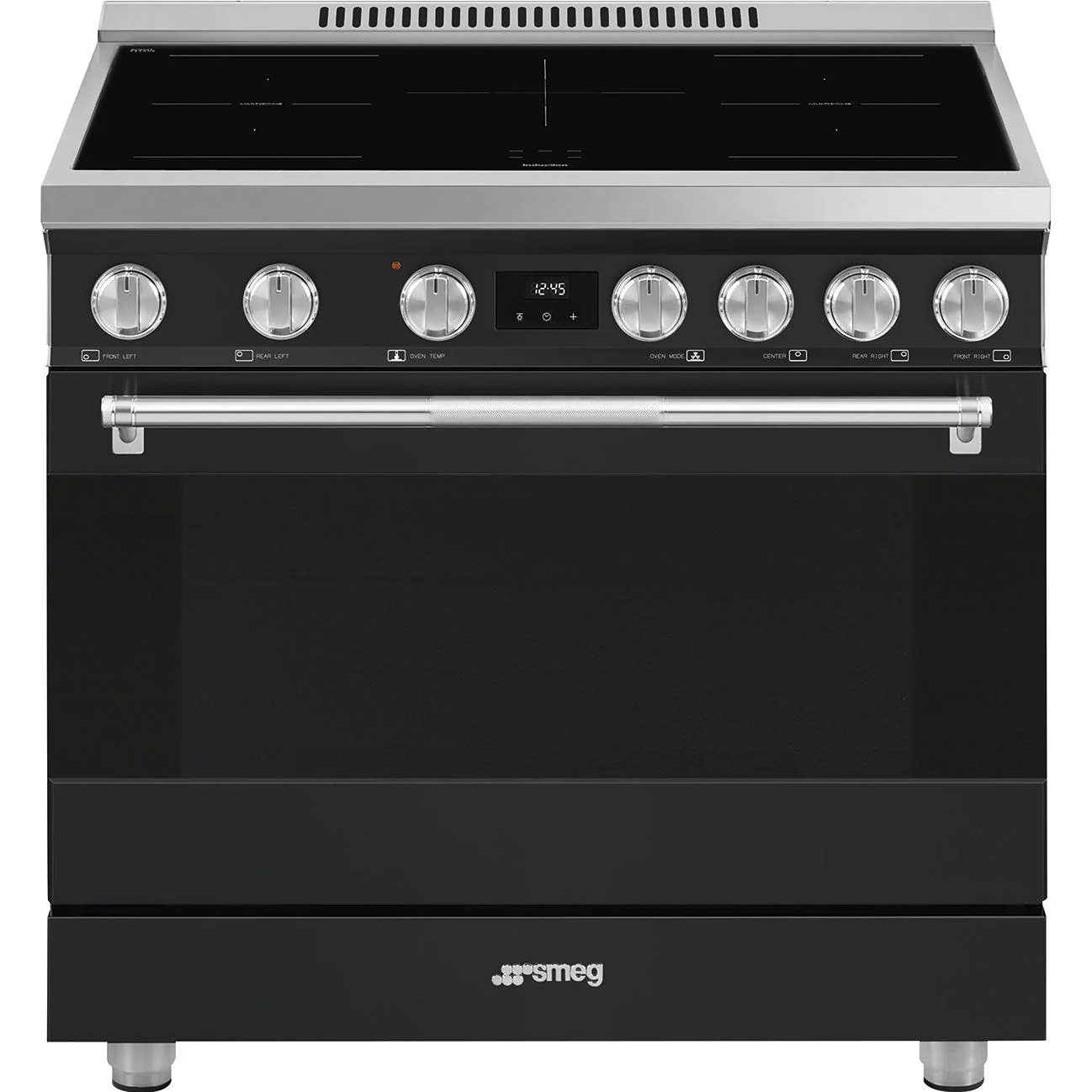 Smeg Cuisinière autoportante à induction de 36 pouces SPR36UIMAN