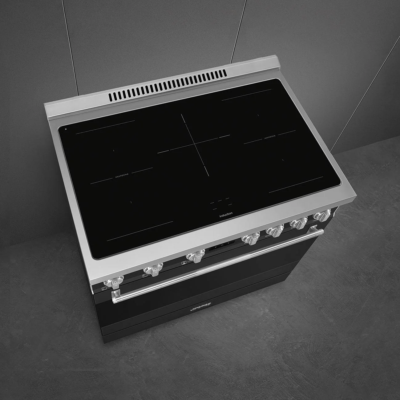 Smeg Cuisinière autoportante à induction de 36 pouces SPR36UIMAN - Image 5
