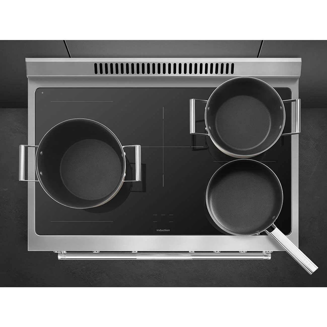 Smeg Cuisinière autoportante à induction de 36 pouces SPR36UIMAN - Image 7