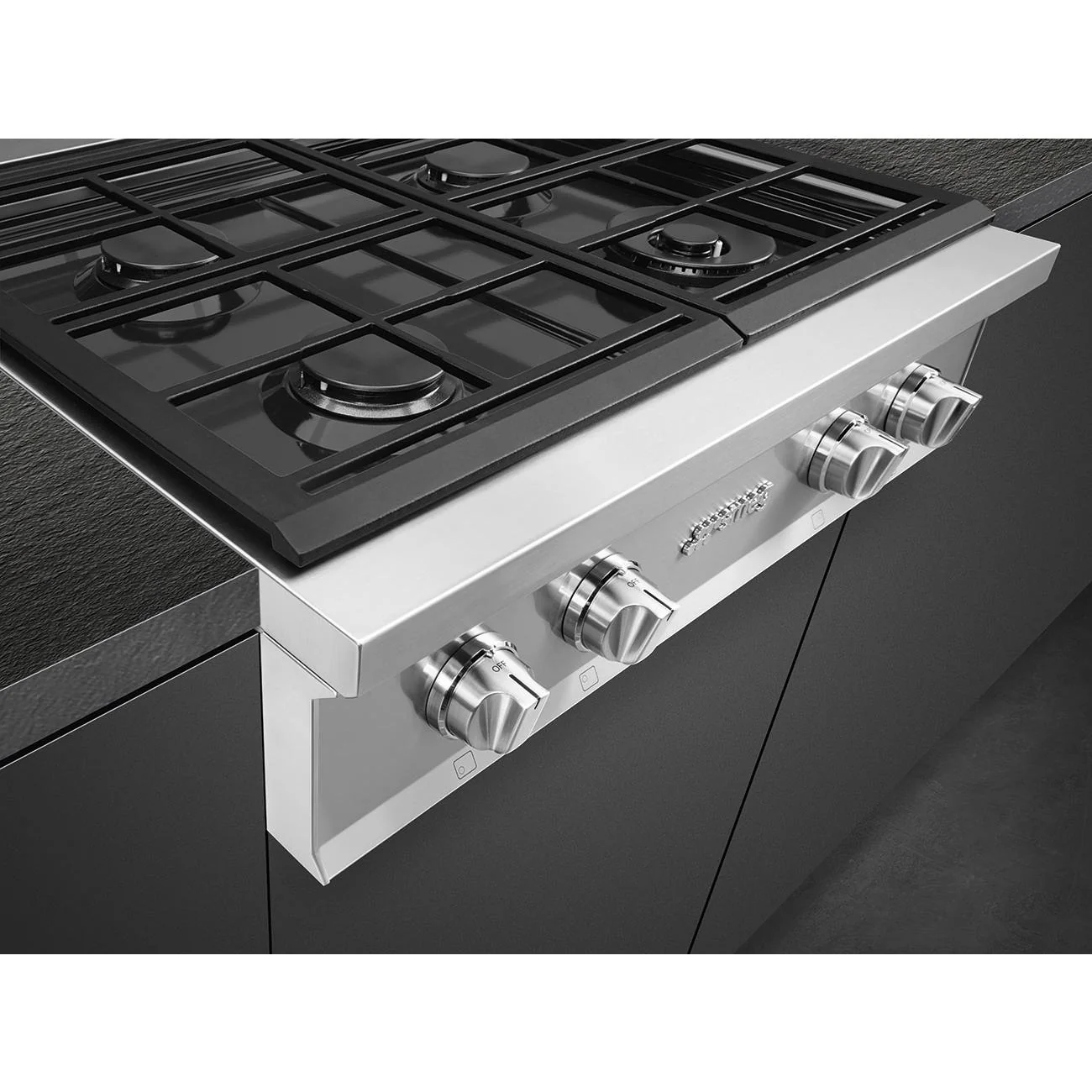 Smeg Dessus de cusinière à gaz de 30 po RTU304GX - Image 3