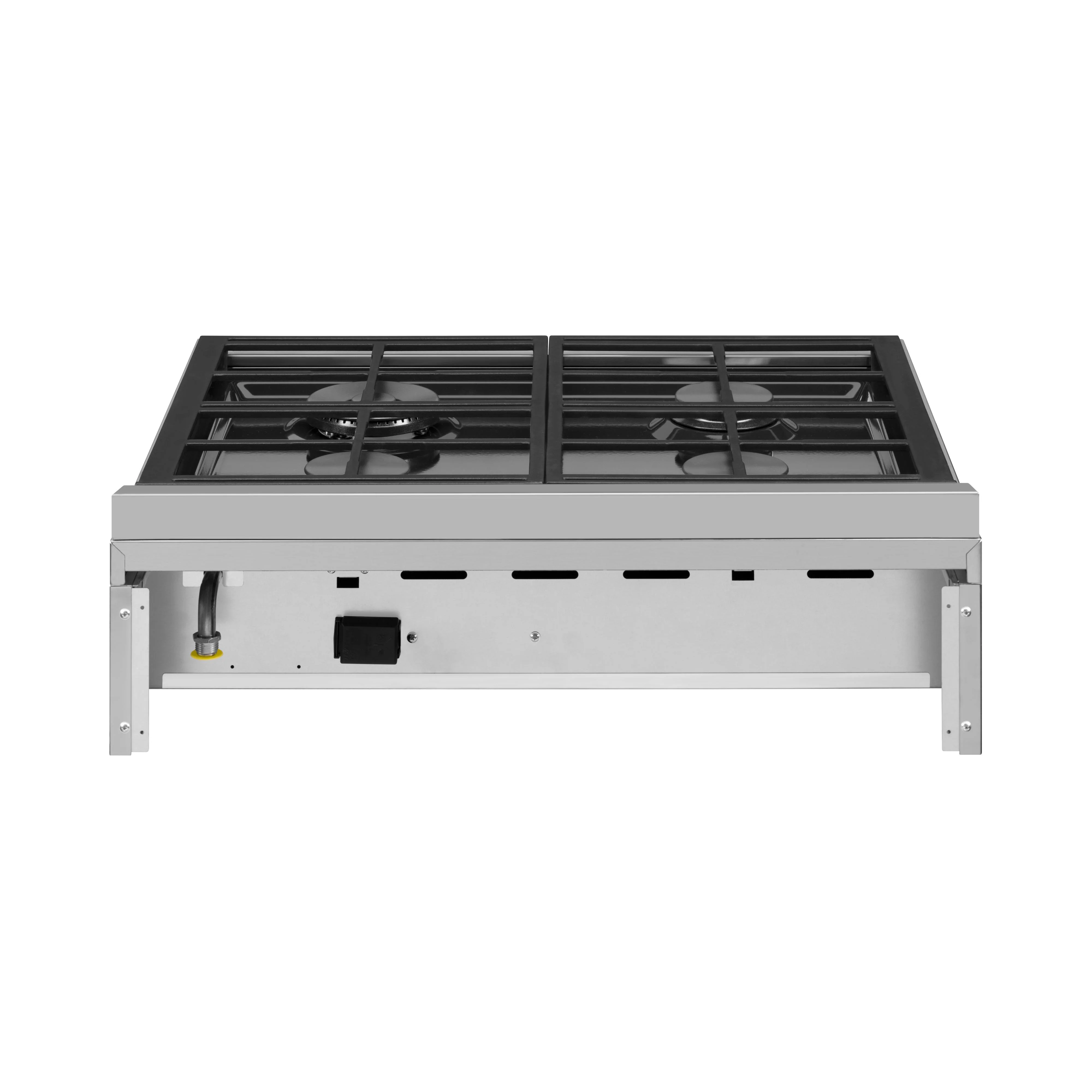 Smeg Dessus de cusinière à gaz de 30 po RTU304GX - Image 6