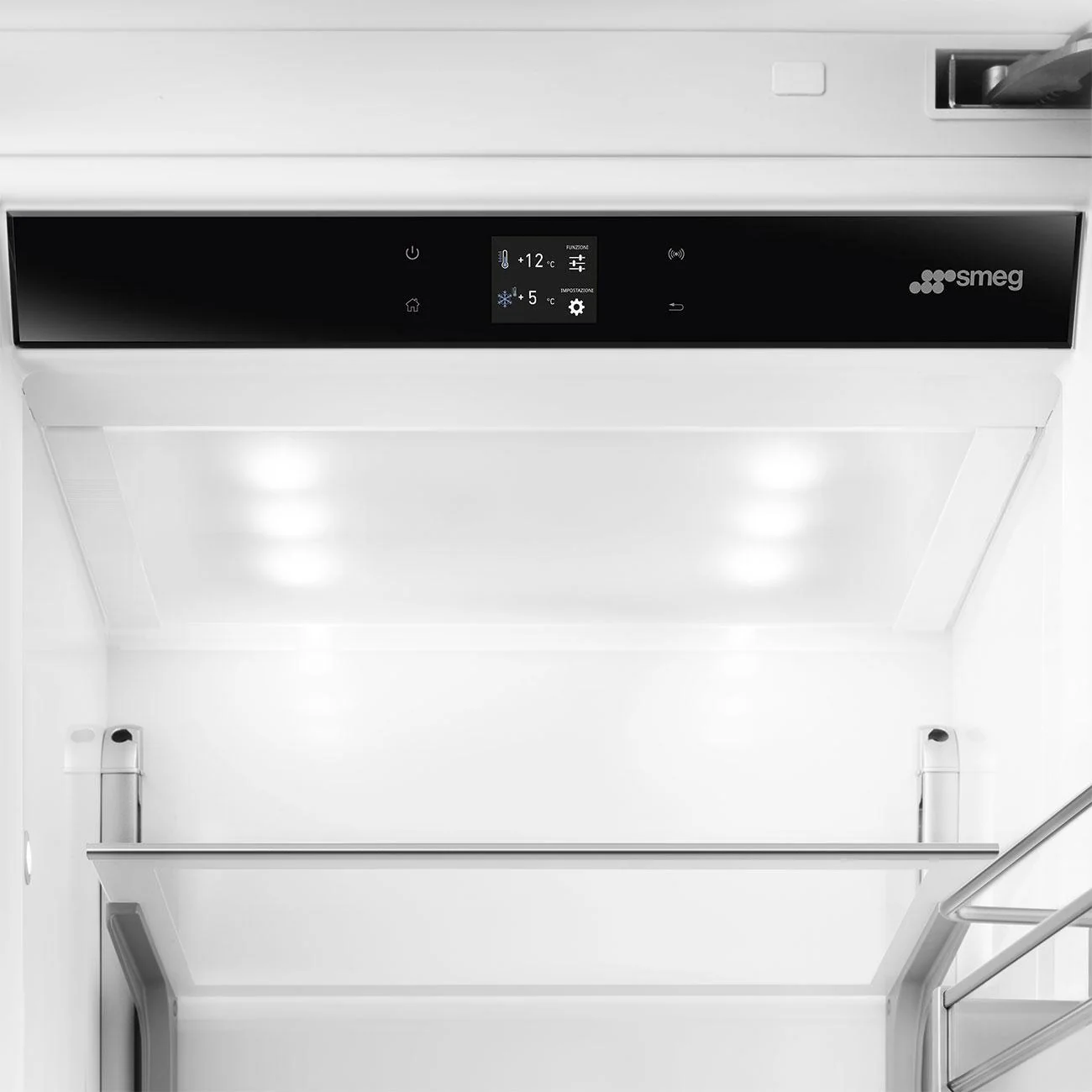 Smeg Réfrigérateur à congélateur inférieur intégré de 30 pouces, 15,54 pi. cu. RBMU30RX - Image 7