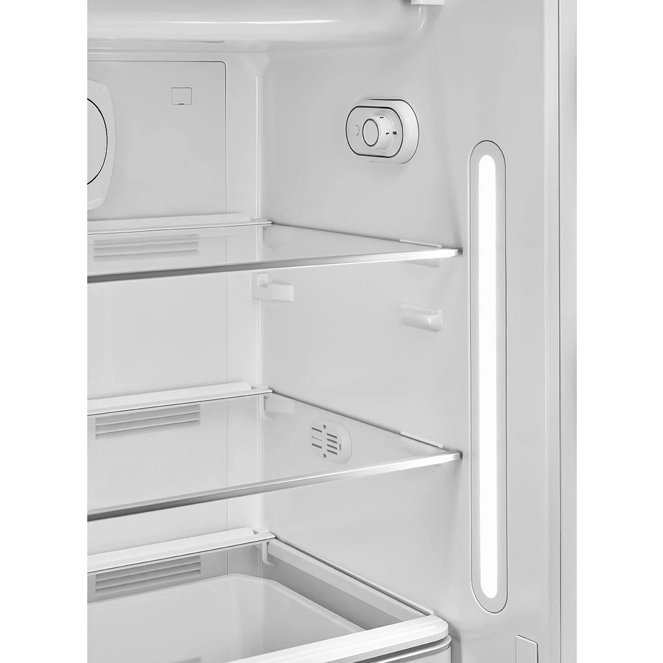 Smeg Réfrigérateur à congélateur supérieur de 24 po, 9,53 pi cu avec système multiflux FAB28URDEG3 - Image 8