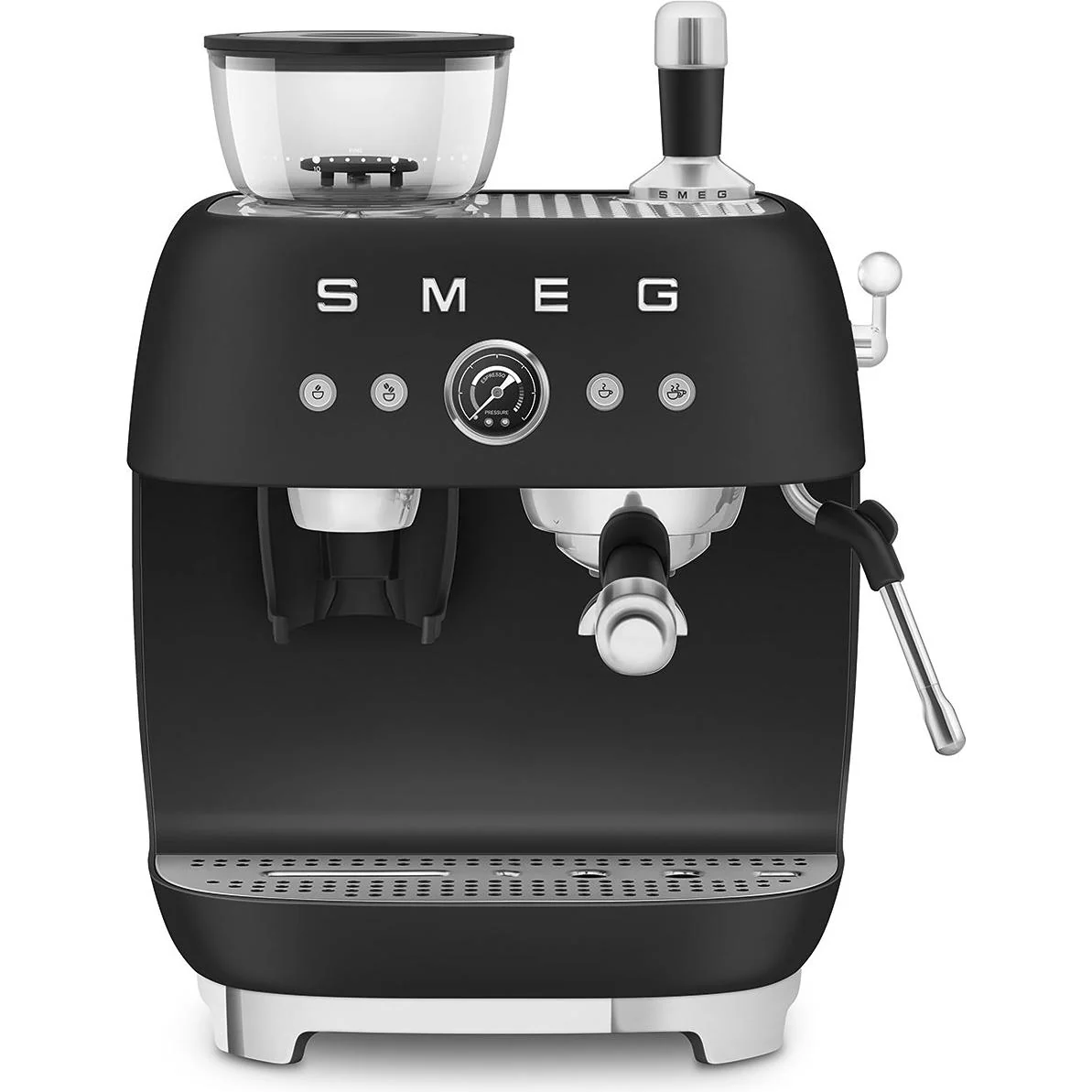 Smeg Retro-Style machine à café espresso manuelle EGF03BLMUS