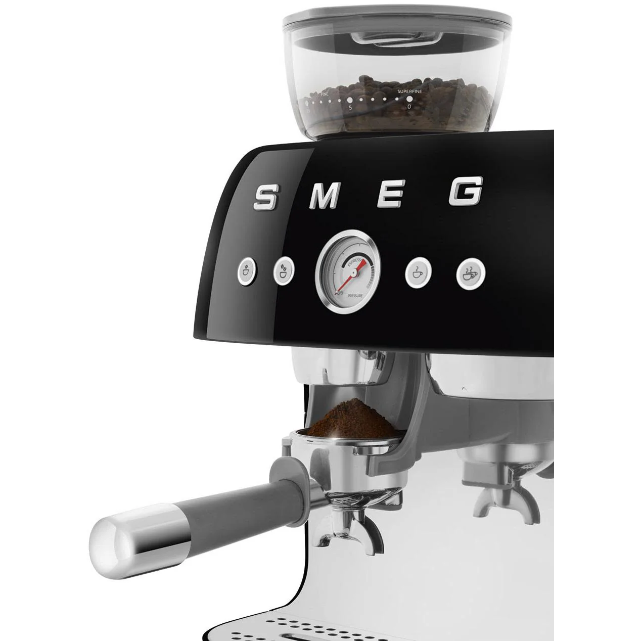 Smeg Retro-Style machine à café espresso manuelle EGF03BLUS - Image 6