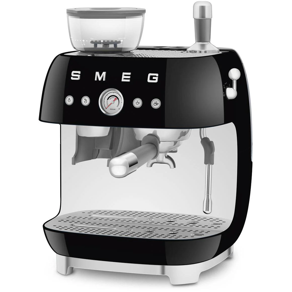 Smeg Retro-Style machine à café espresso manuelle EGF03BLUS - Image 8