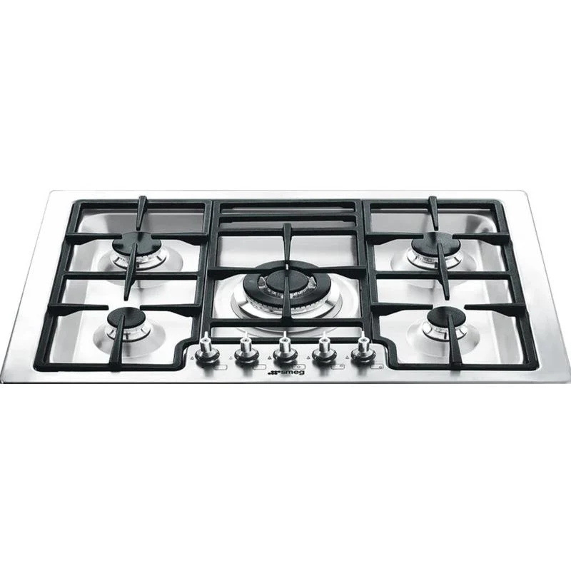 Smeg Table de cuisson encastrée au gaz de 30 pouces PGFU30X2 - Image 2
