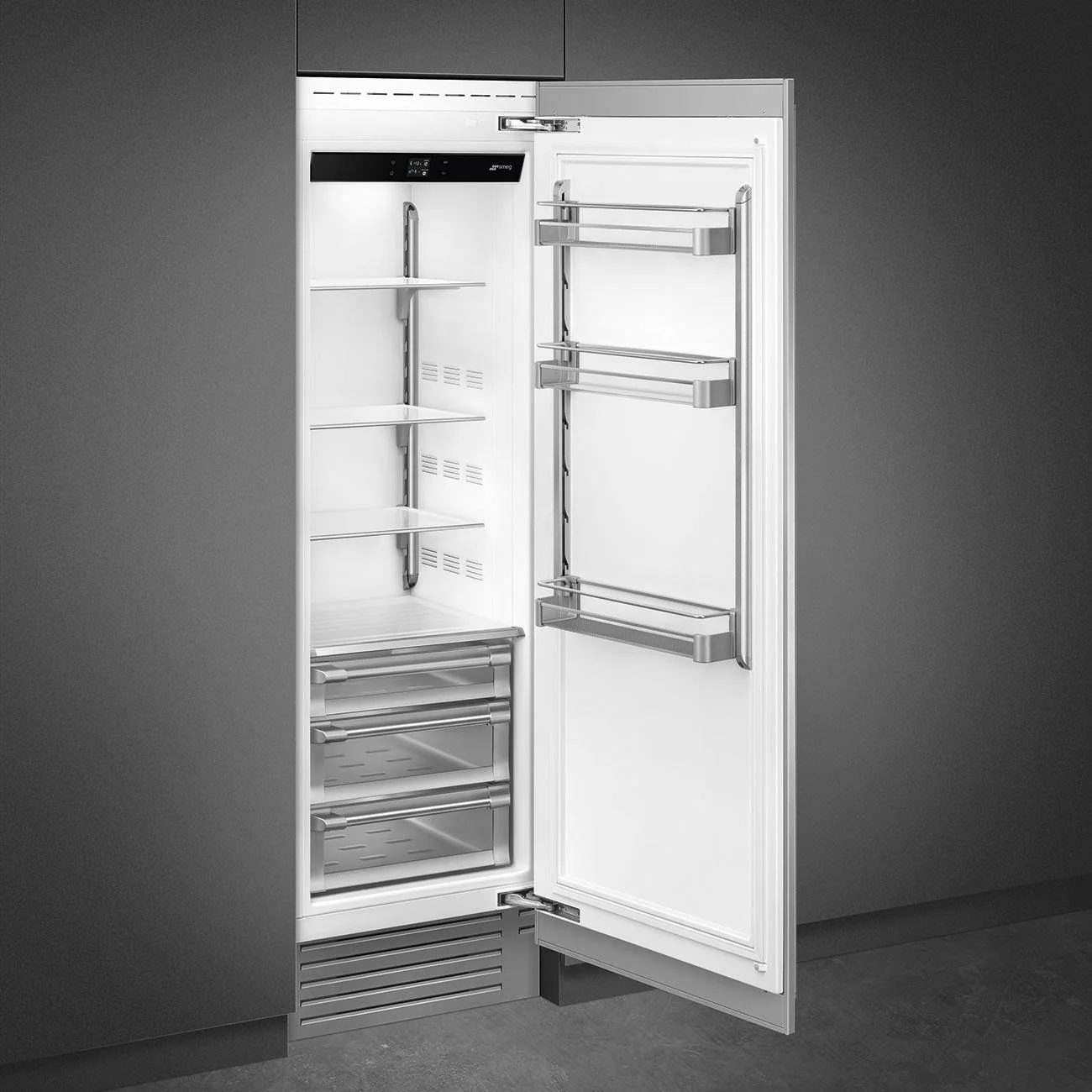 Smeg Tout réfrigérateur de 30 pouces, 17,45 pi. cu. RSDU30RX - Image 2