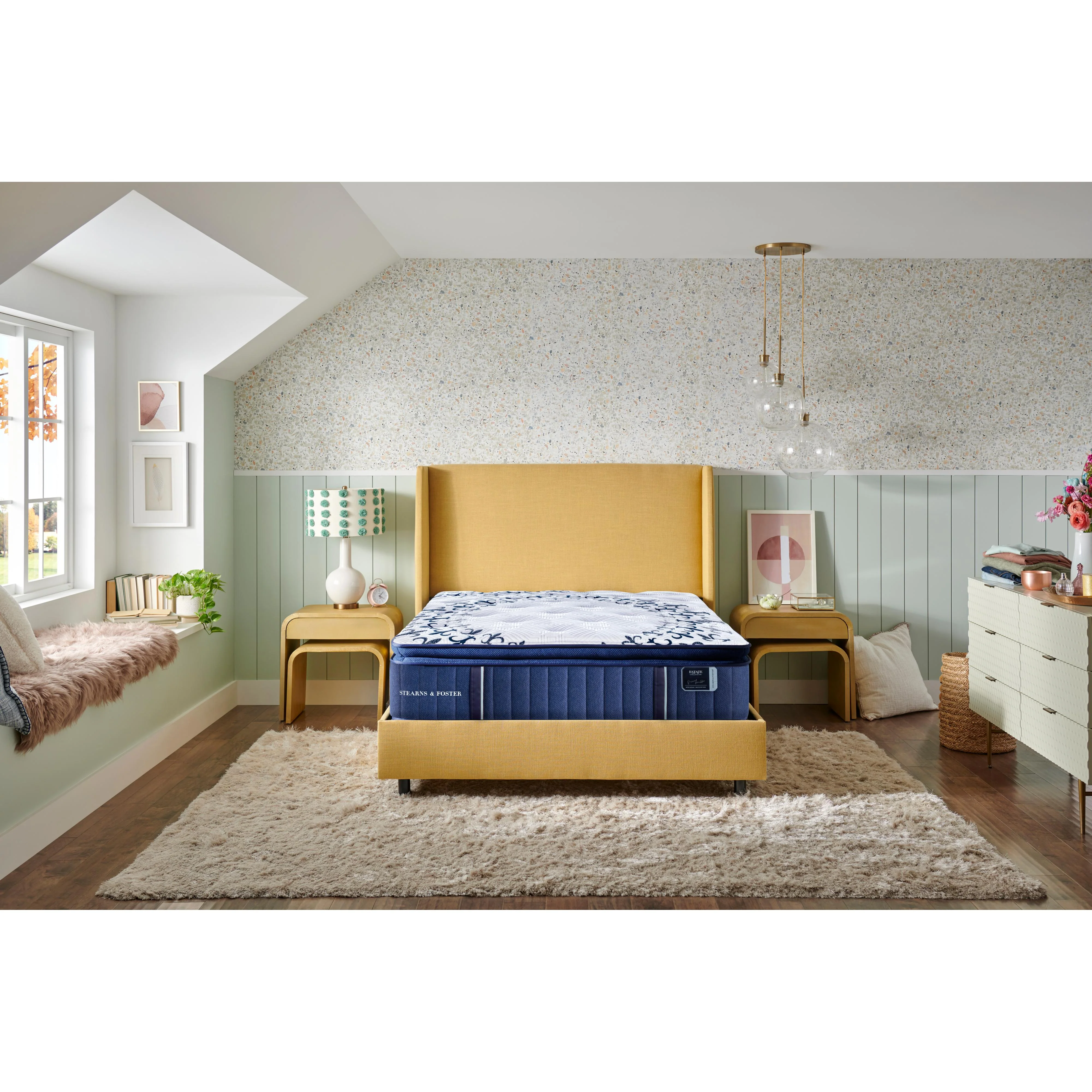 Stearns & Foster Matelas Mon Chéri mi ferme de luxe à plateau coussin - Image 51
