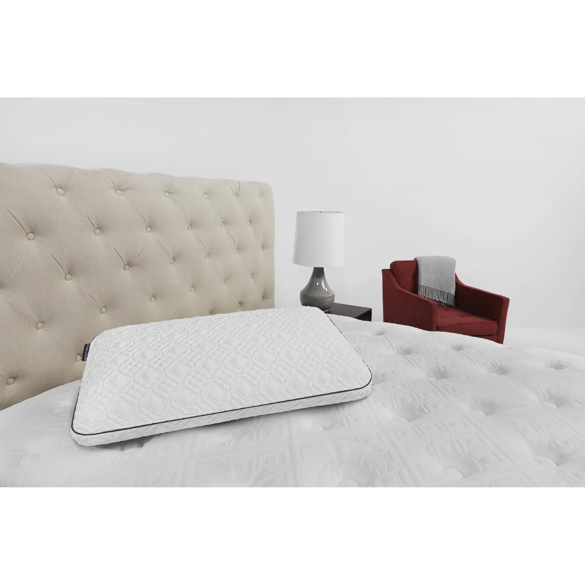Stearns & Foster Oreiller Oreiller de lit en latex avec housse Tencel - Image 2