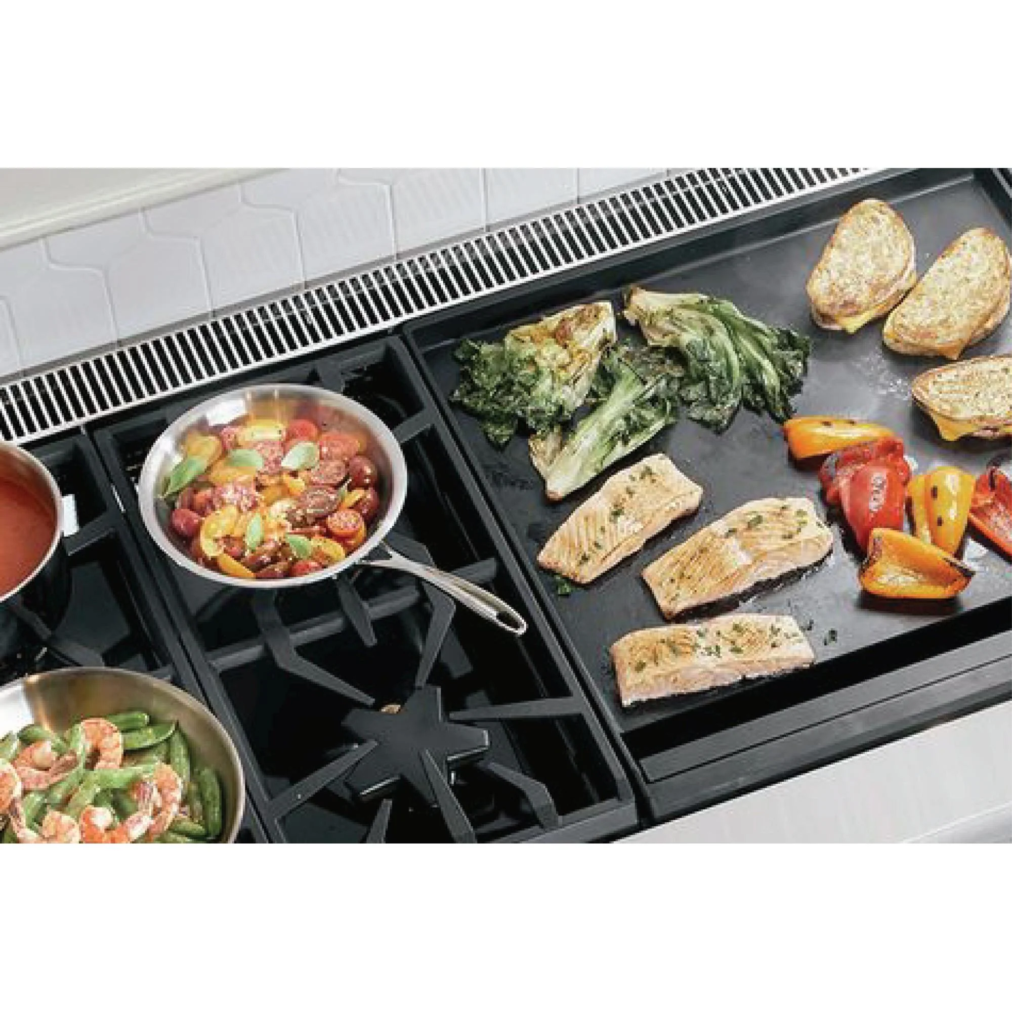 Thermador Cuisinière amovible biénergie de 60 po avec brûleurs ExtraLow® PRD606WESG - Image 5