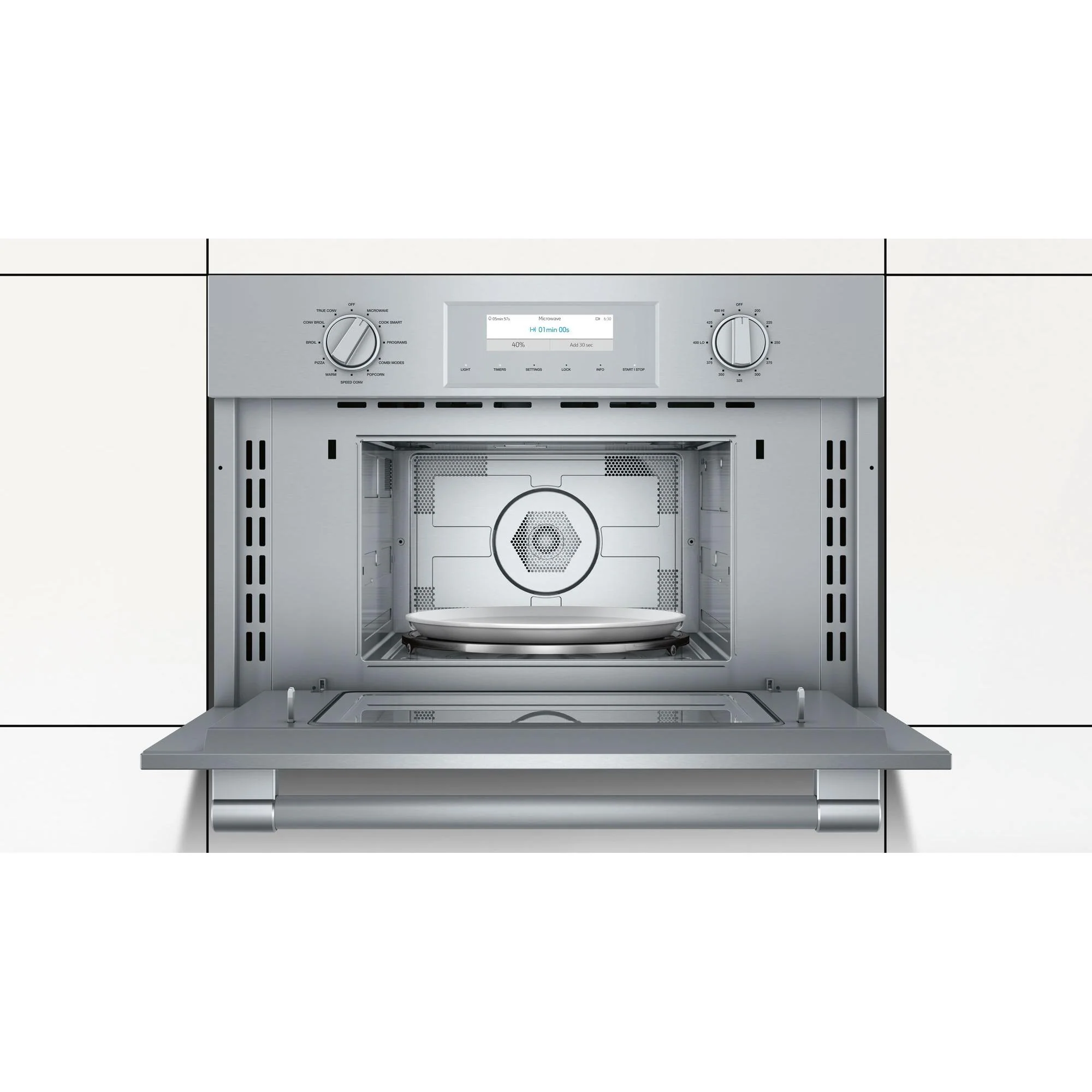 Thermador Four à cuisson rapide encastrable de 30 po, 1,6 pi cu avec Cook Smart™ MC30WP - Image 2