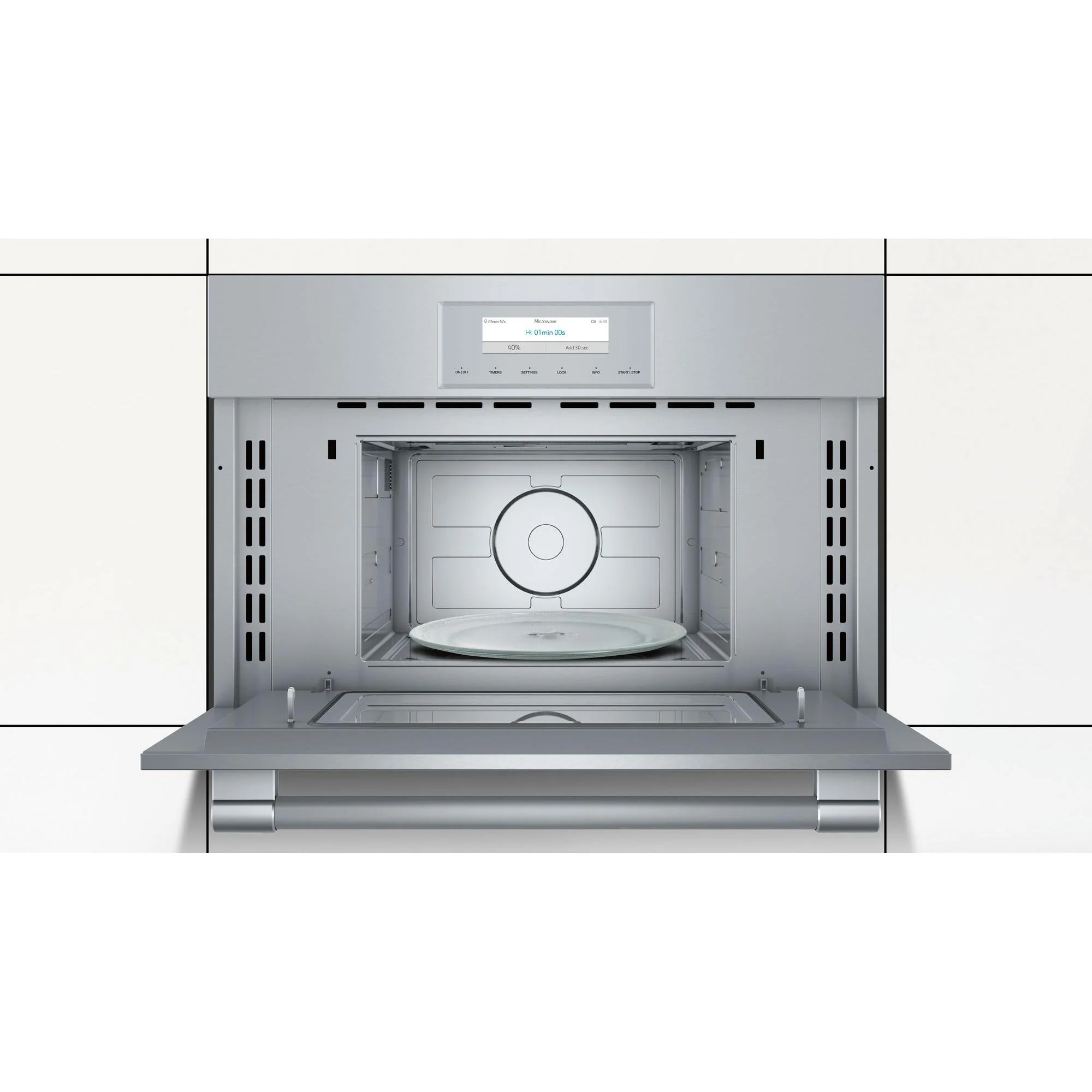 Thermador Four à micro-onde encastrable de 30 po, 1,6 pi cu avec cuisson par capteur MB30WP - Image 2