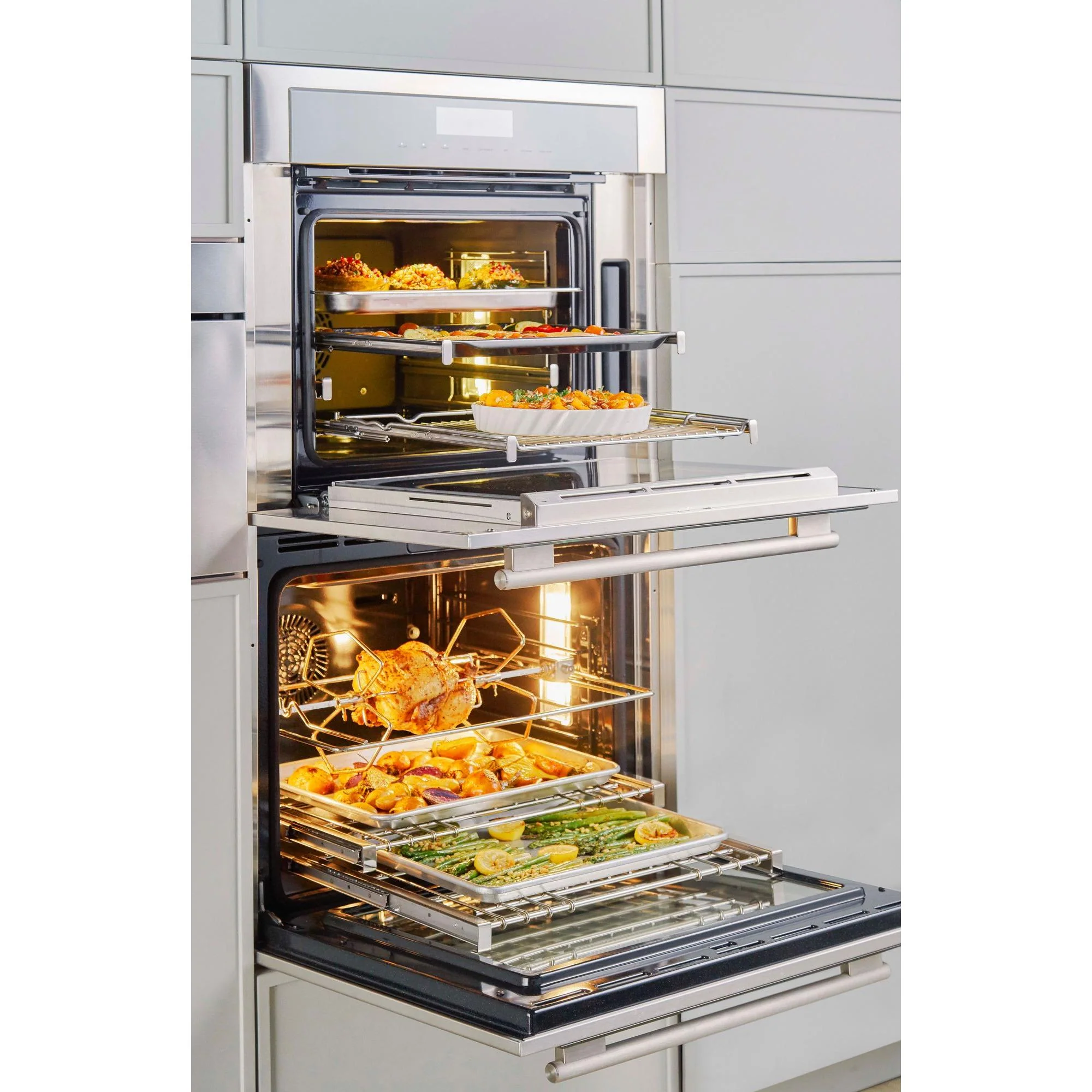 Thermador Four mural double encastré de 30 po, 9,4 pi cu avec EasyCook® ME302WS - Image 4
