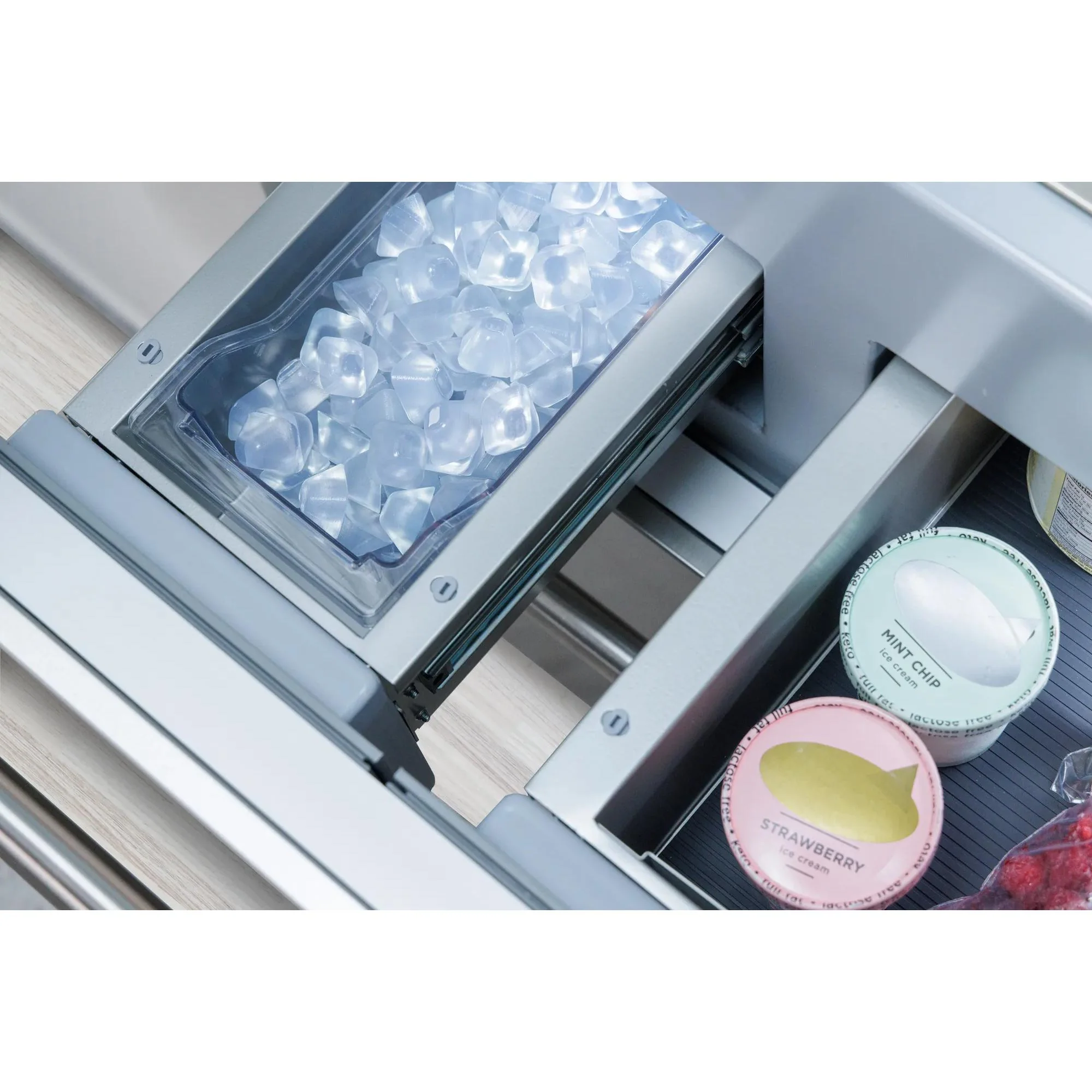 Thermador Réfrigérateur intégré à congélateur inférieur de 36 pouces, 19 pi. cu. avec Home Connect T36IB100SP - Image 4