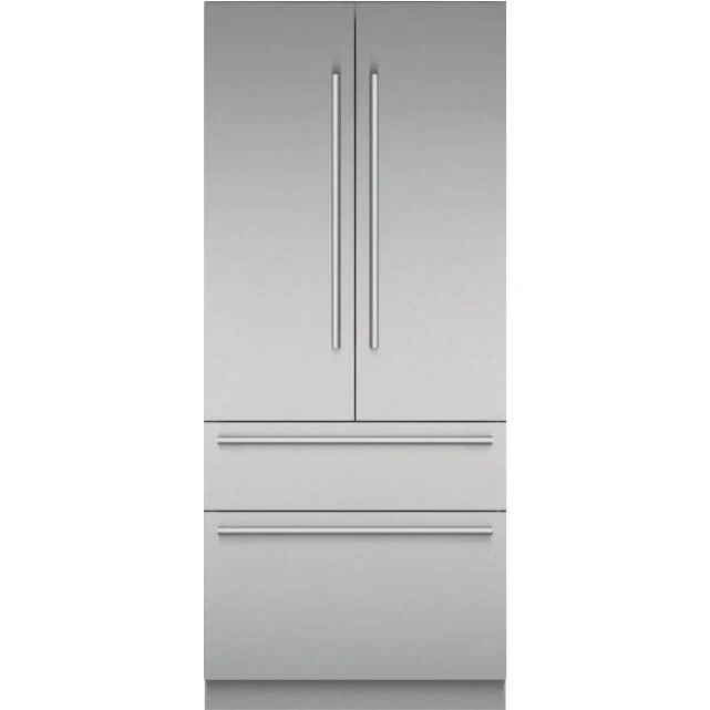 Thermador Réfrigérateur quatre portes avec porte à deux battants intégré de 36 pouces, 18,9 pi. cu. avec Home Connect T36BT110NS