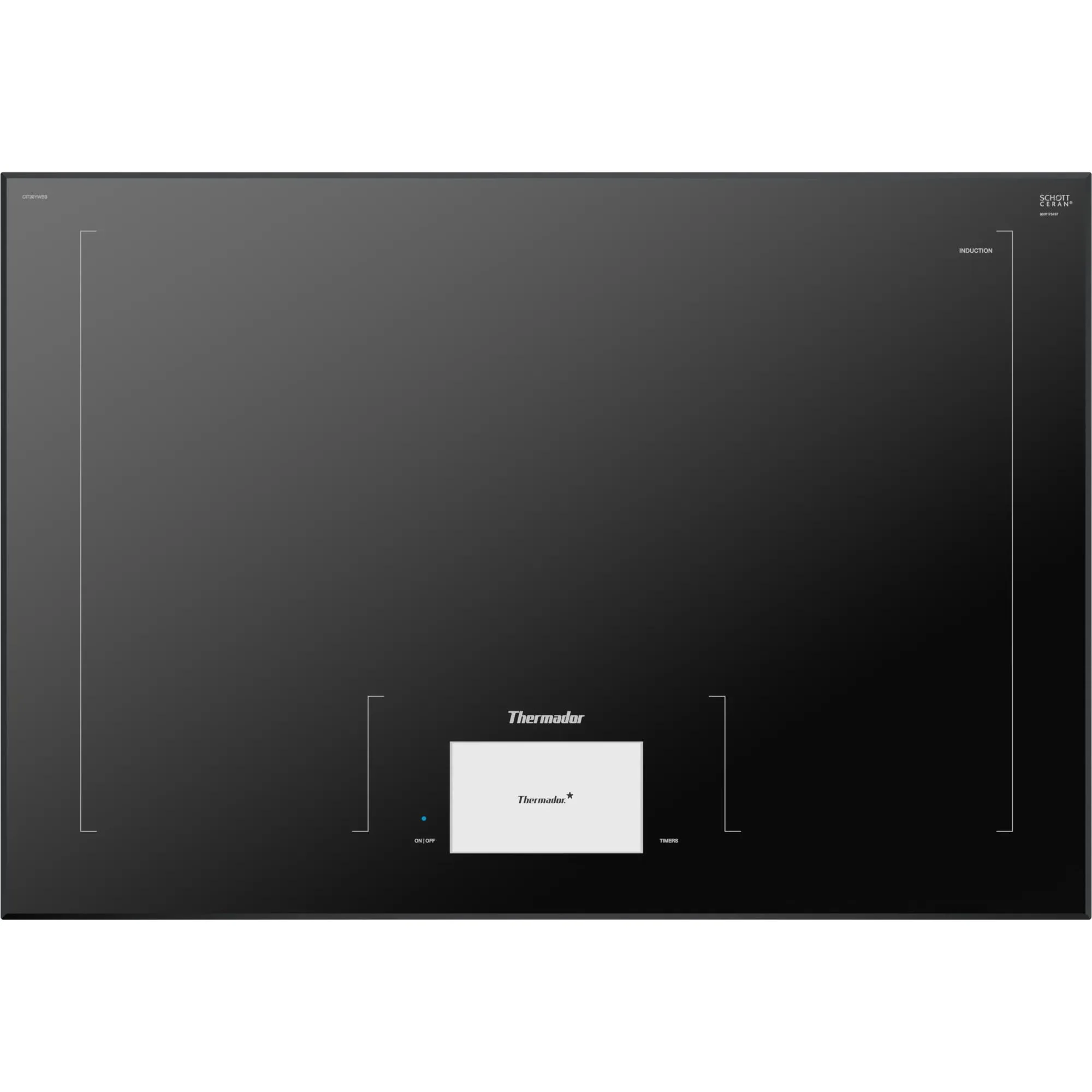 Thermador Table de cuisson à induction intégrée de 30 po. avec connectivité Wi-Fi CIT30YWBB