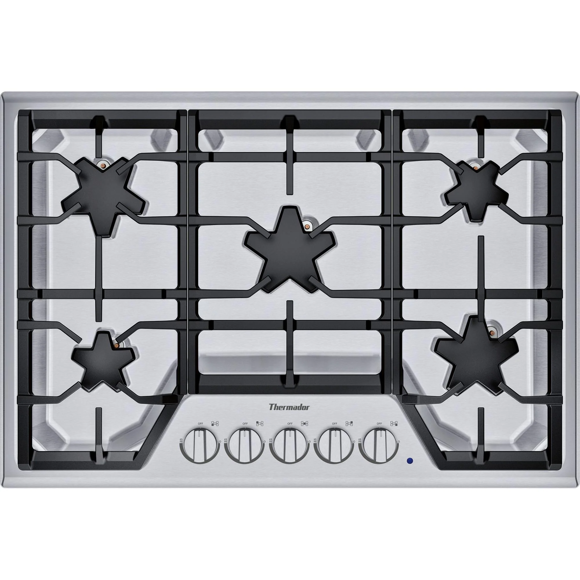 Thermador Table de cuisson encastré à gaz de 30 po avec brûleurs Patented Star® SGS305TS