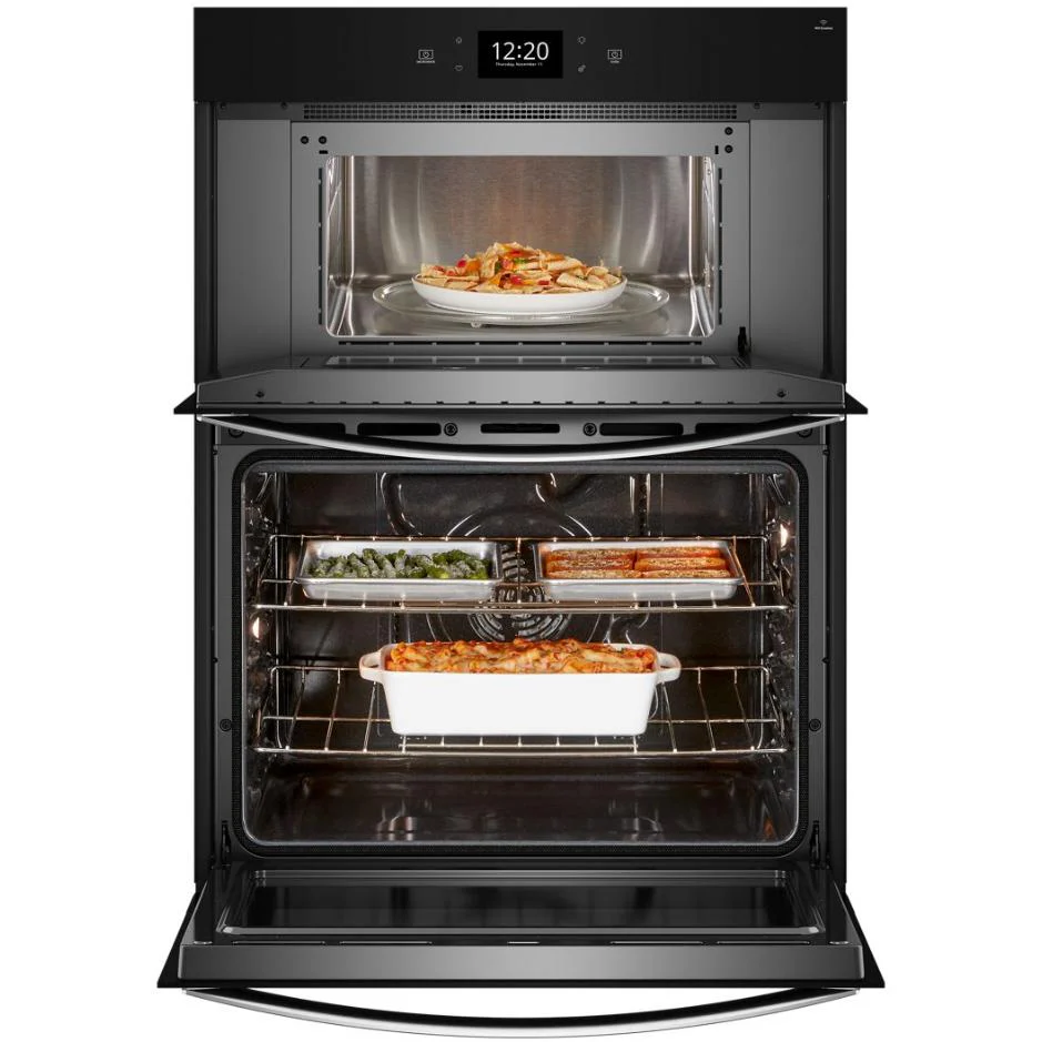 Whirlpool Four combiné mural avec micro-ondes de 30 pouces, et capacité de four de 5,0 pi. cu. WOEC7030PZ - Image 2