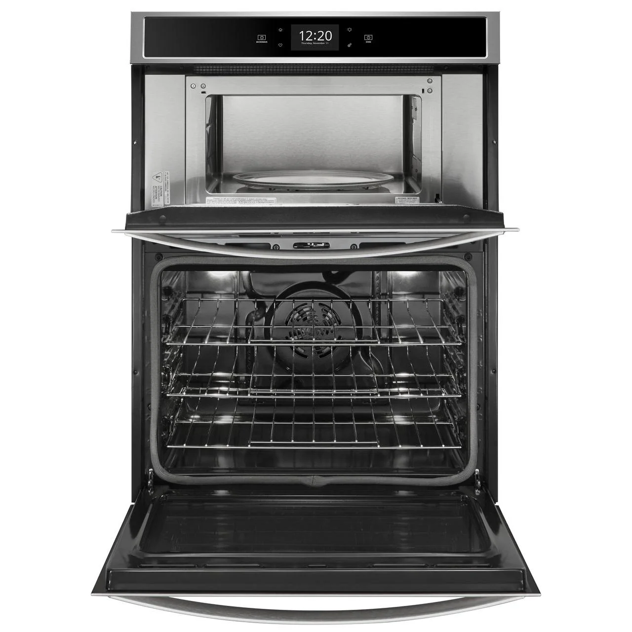 Whirlpool Four mural combiné four et micro-ondes de 30 po, 6,4 pi cu WOC75EC0HS - Image 2