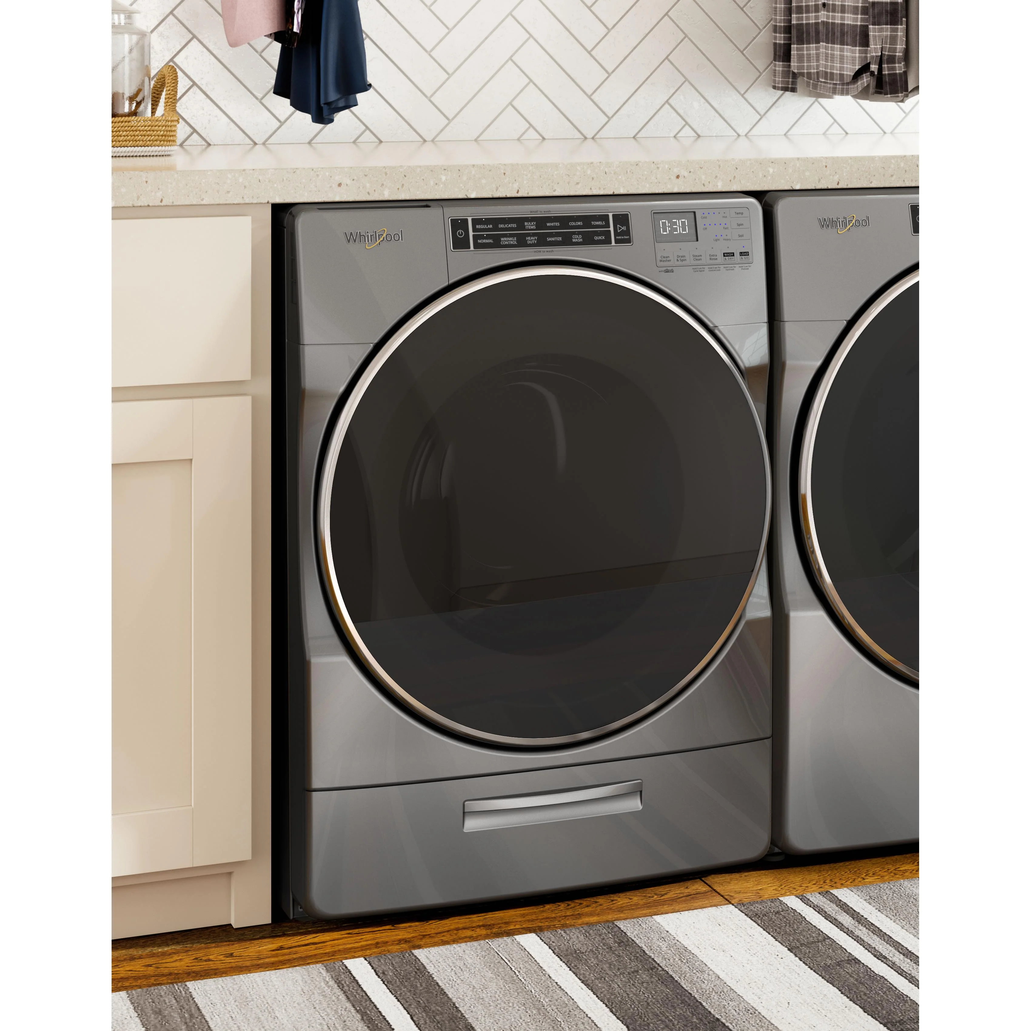 Whirlpool Laveuse à chargement frontal de 5,8 pi cu avec distributeur Load & Go™ XL WFW8620HC - Image 8
