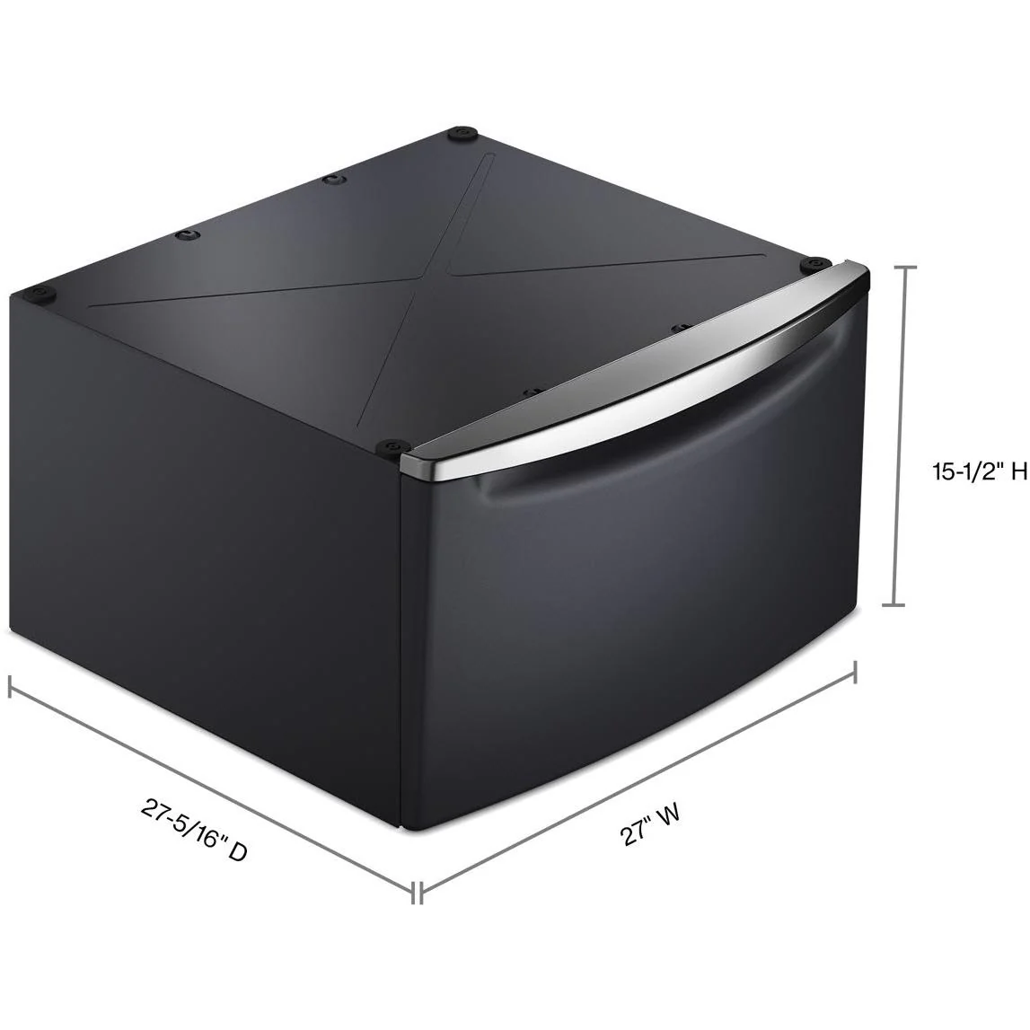 Whirlpool Piédestal de buanderie de 27" avec tiroir de rangement XHPC155RF - Image 4
