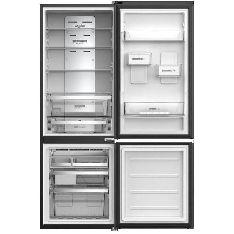 Whirlpool Réfrigérateur à congélateur inférieur amovible de 24 po., 12,7 pi.cu. avec bacs Flexi-Slide™ WRB533CZJB - Image 2