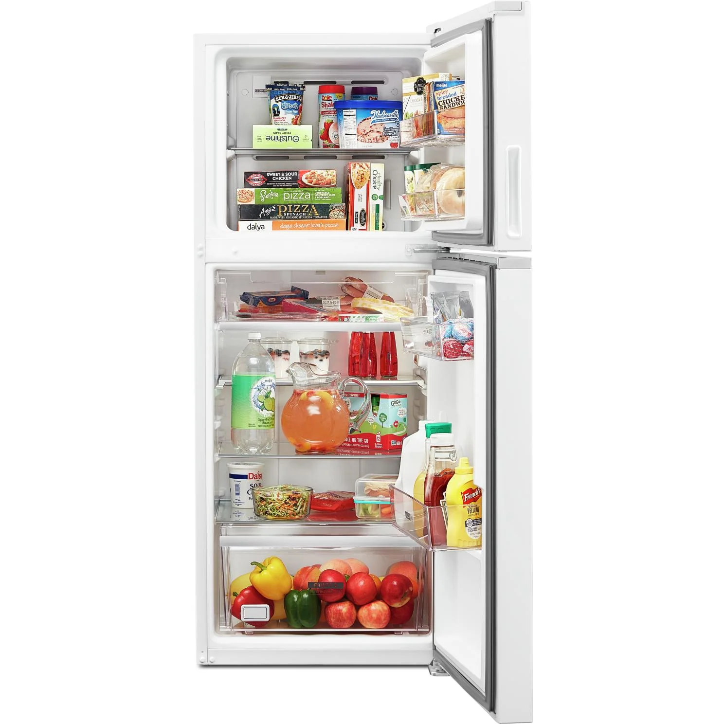 Whirlpool Réfrigérateur à congélateur supérieur amovible de 24 3/8"po., 11,6 pi.cu. avec commandes de température au congélateur WRT312CZJB - Image 23
