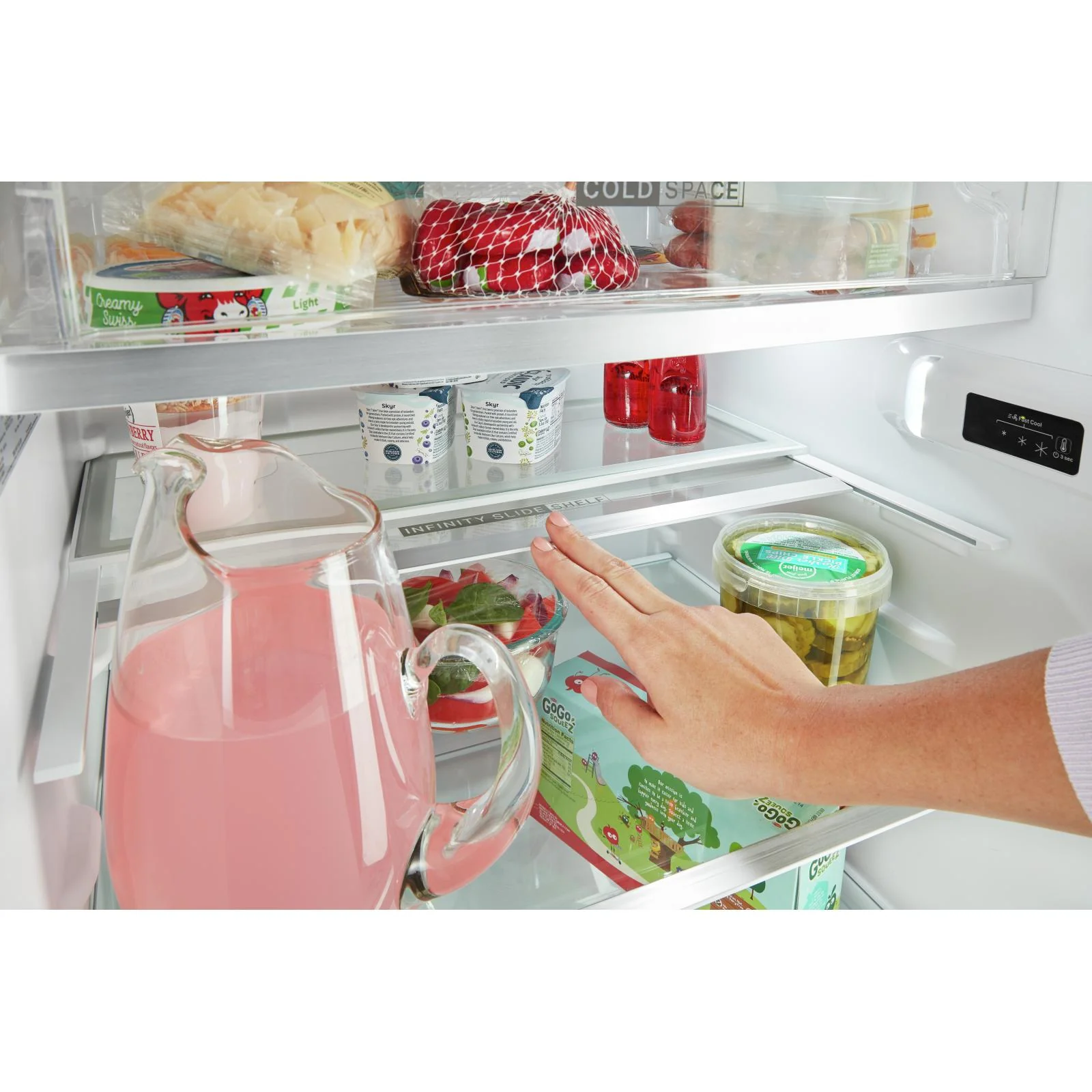 Whirlpool Réfrigérateur à congélateur supérieur amovible de 24 3/8"po., 11,6 pi.cu. avec commandes de température au congélateur WRT312CZJZ - Image 9