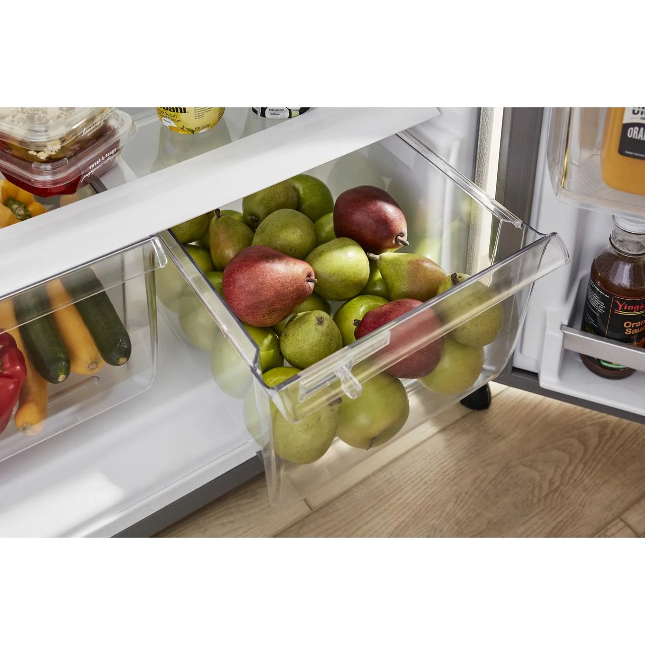 Whirlpool Réfrigérateur à congélateur supérieur amovible de 28 pouces WRTX5328PW - Image 10