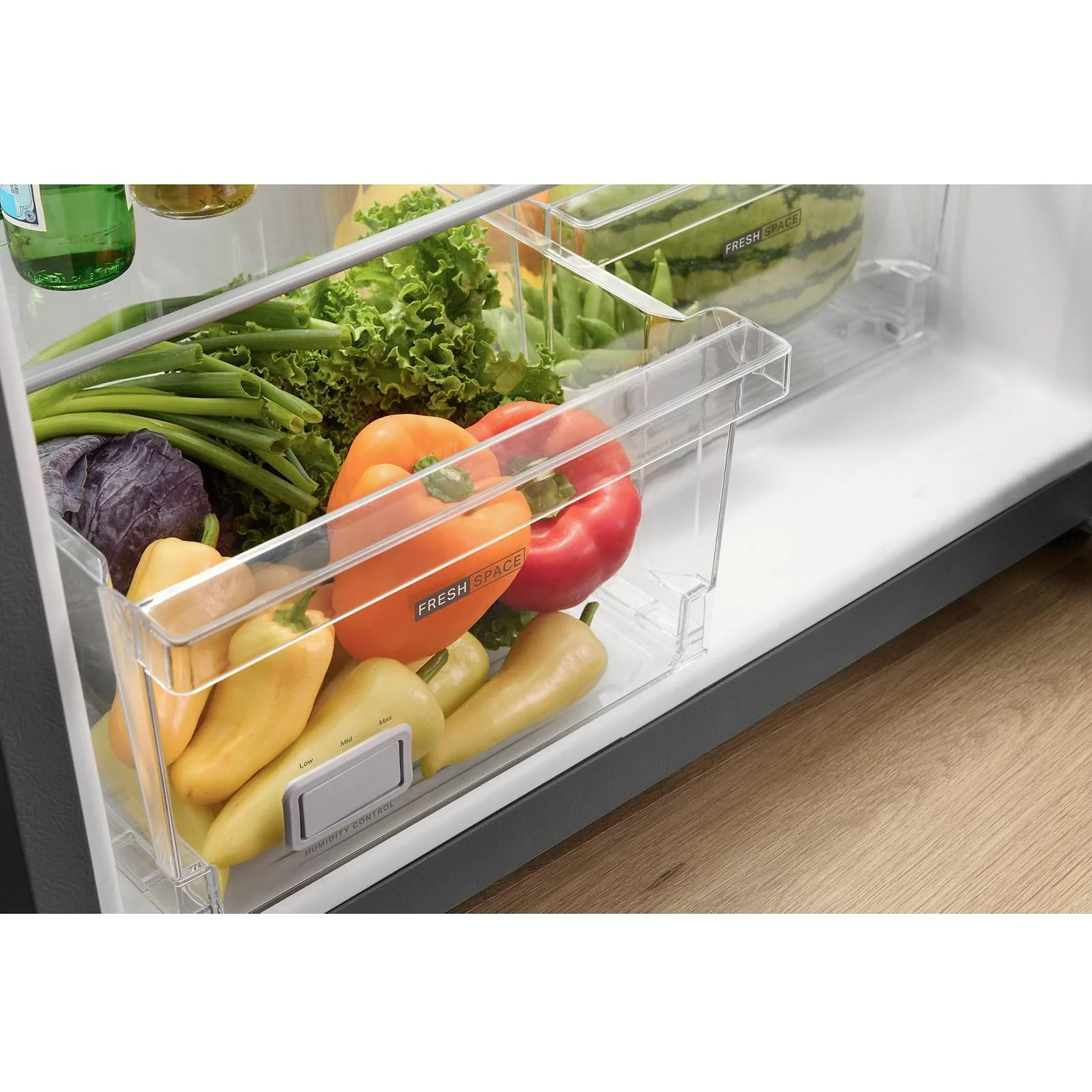 Whirlpool Réfrigérateur à congélateur supérieur de 29,5 po et 19 pi³ avec refroidissement à couverture totale WRTX5419SB - Image 28