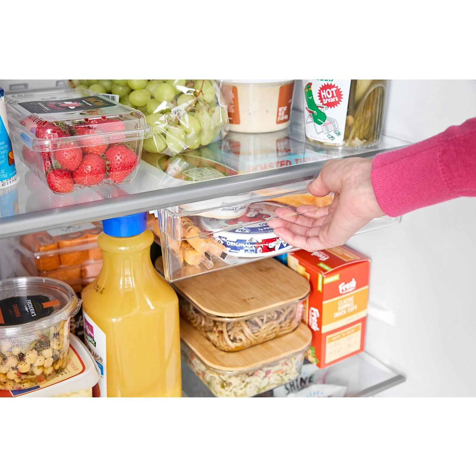 Whirlpool Réfrigérateur à congélateur supérieur de 29,5 po et 19 pi³ avec refroidissement à couverture totale WRTX5419SB - Image 46